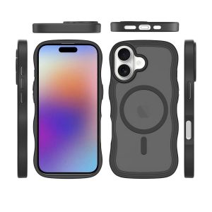 SendaFit Wavy Matte Two-in-One MagSafe Case for iPhone 17