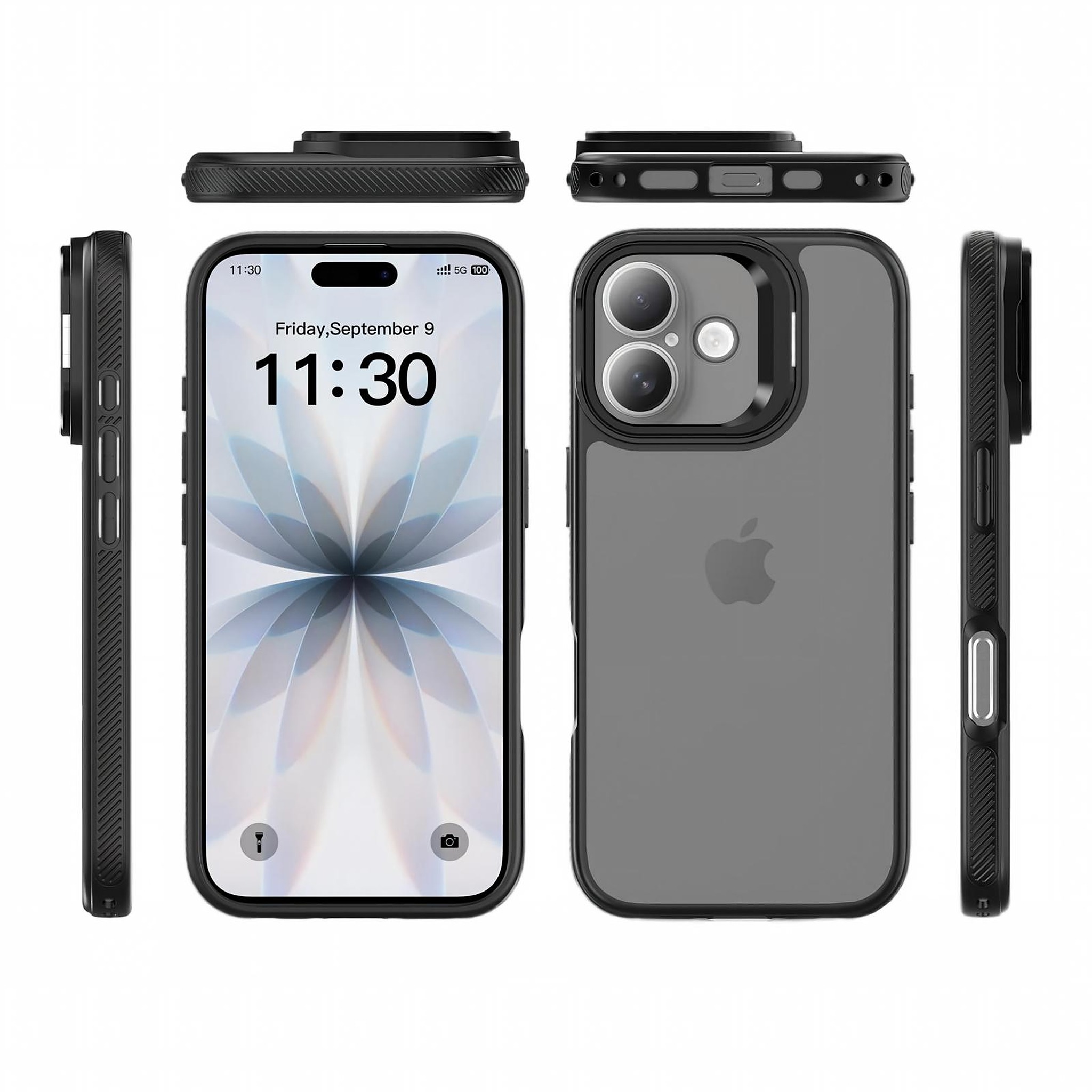 SendaFit Precise-Cutout Camera Stand Case for iPhone 17