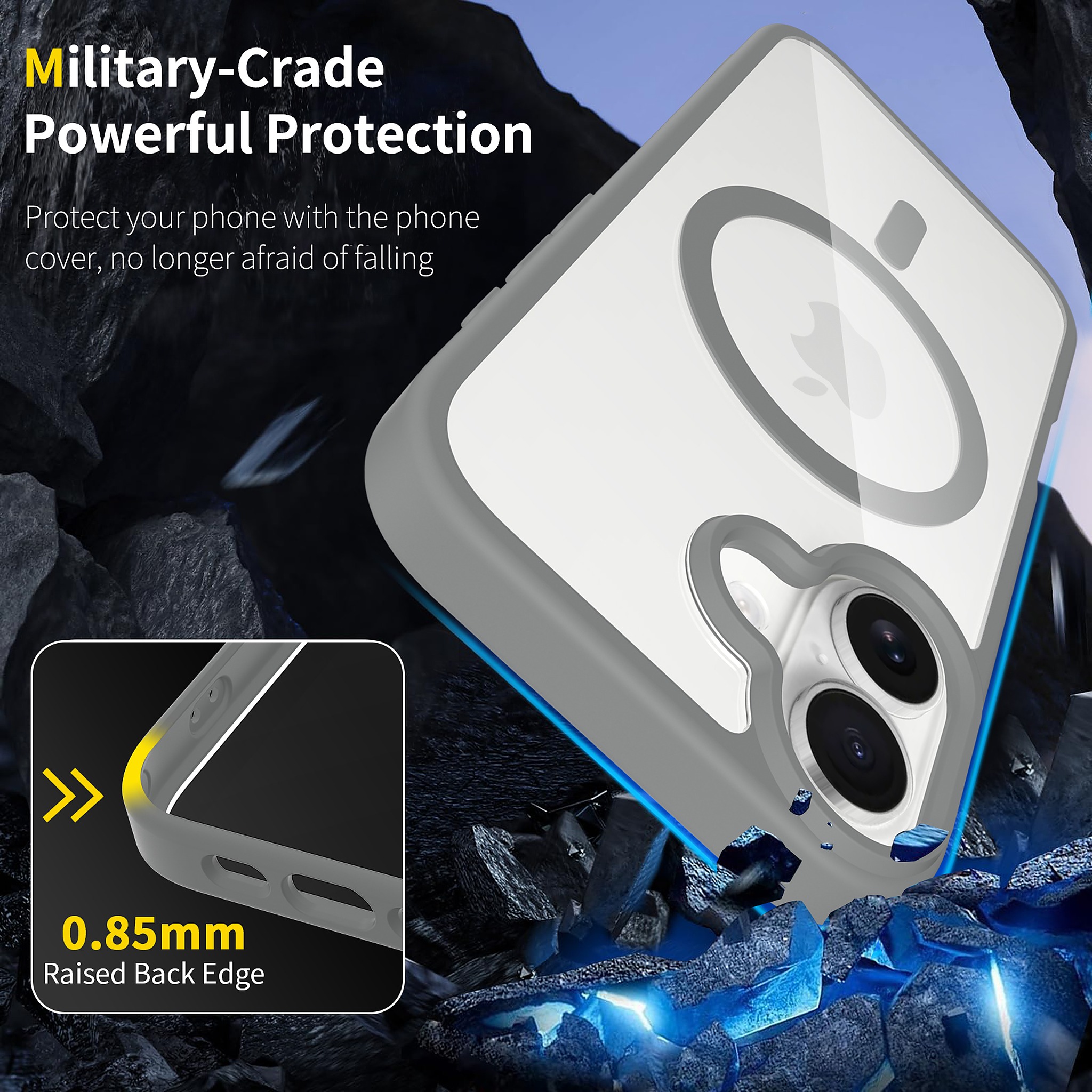 SendaFit Clear Two-in-One MagSafe Case for iPhone 17 detail 1