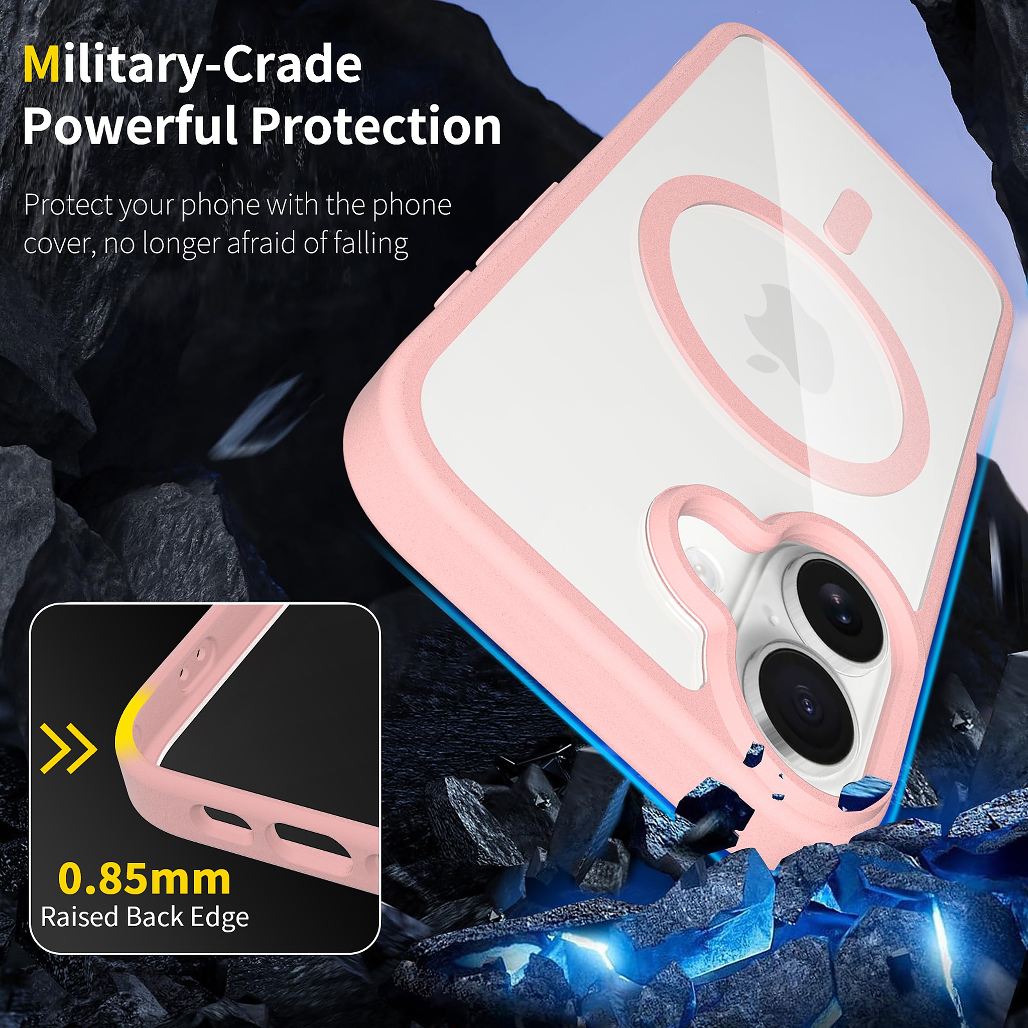 SendaFit Clear Two-in-One MagSafe Case for iPhone 17 detail 2
