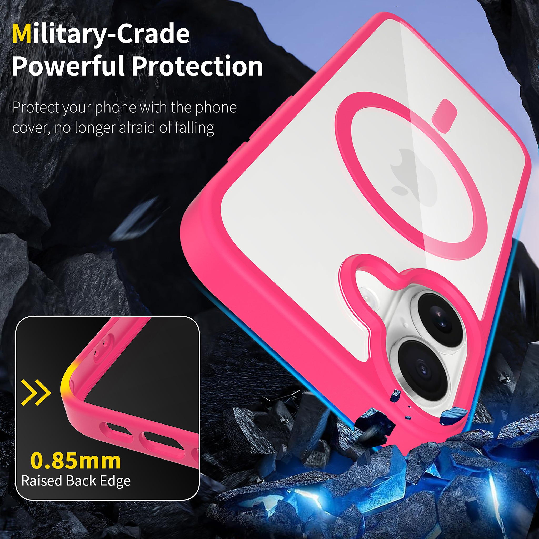 SendaFit Clear Two-in-One MagSafe Case for iPhone 17 detail 3
