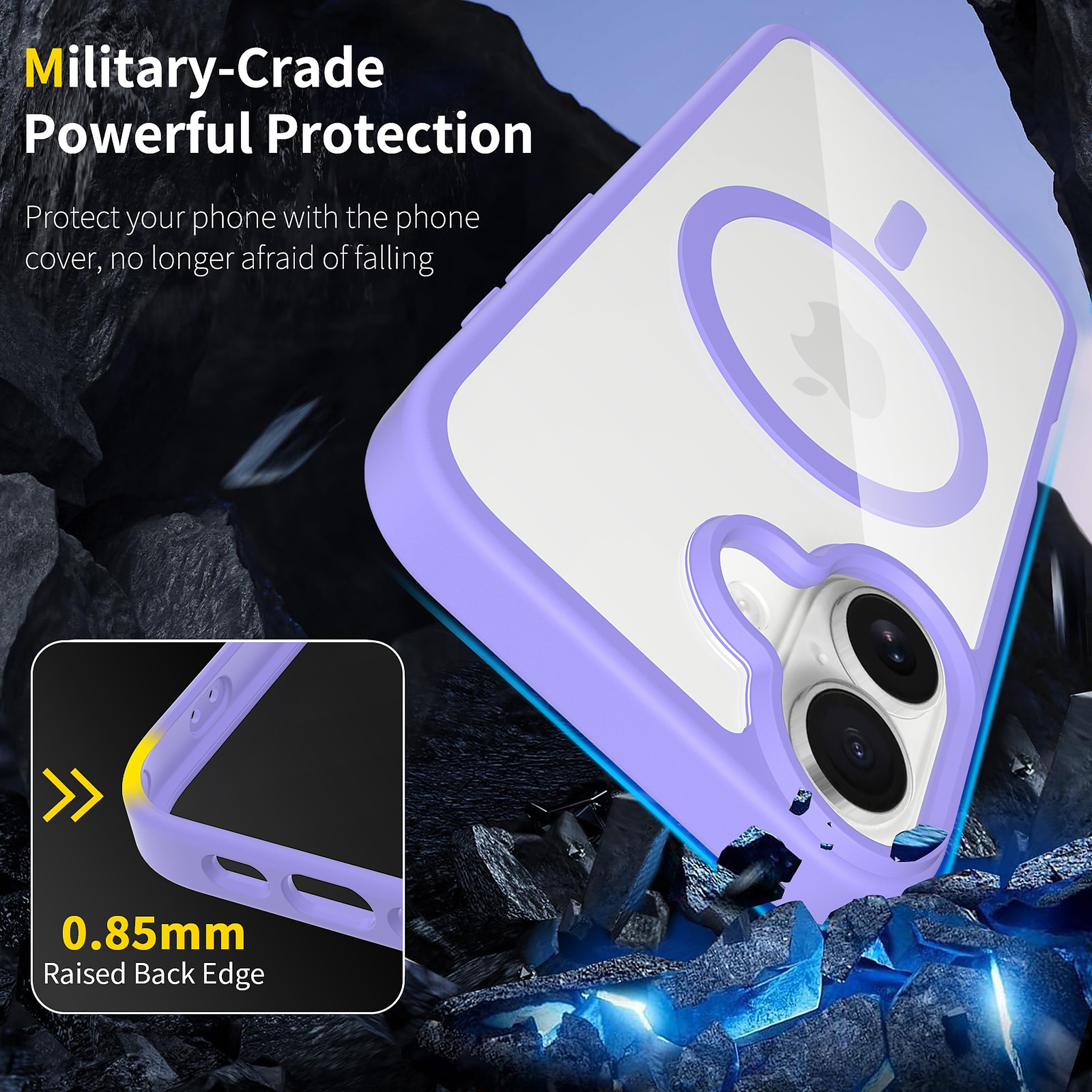 SendaFit Clear Two-in-One MagSafe Case for iPhone 17 detail 4