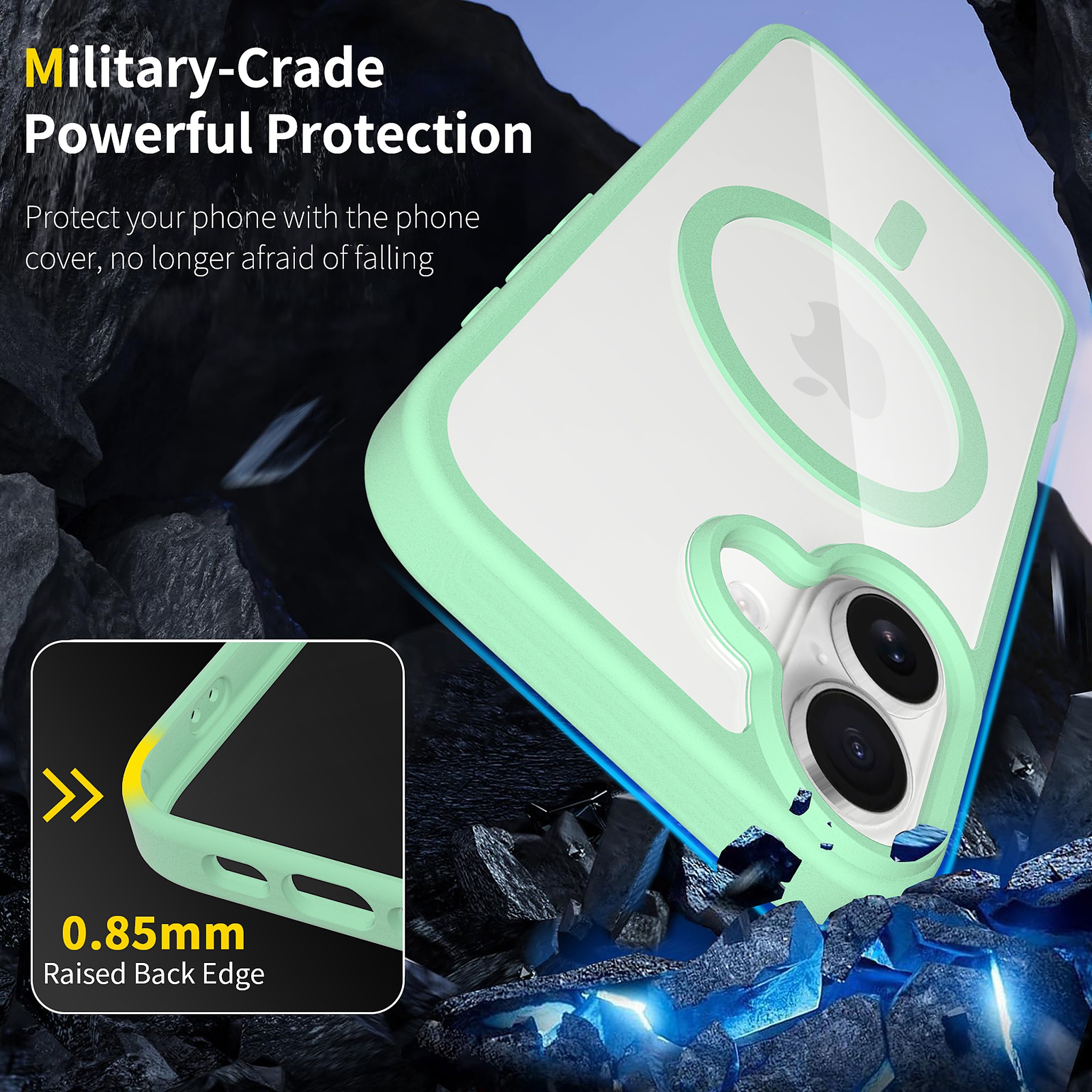 SendaFit Clear Two-in-One MagSafe Case for iPhone 17 detail 6