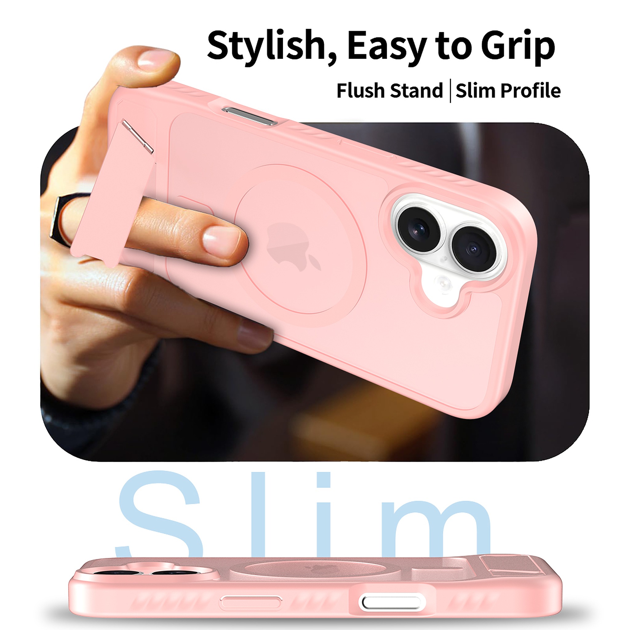 SendaFit Matte 45° Kickstand Case for iPhone 17 detail 1