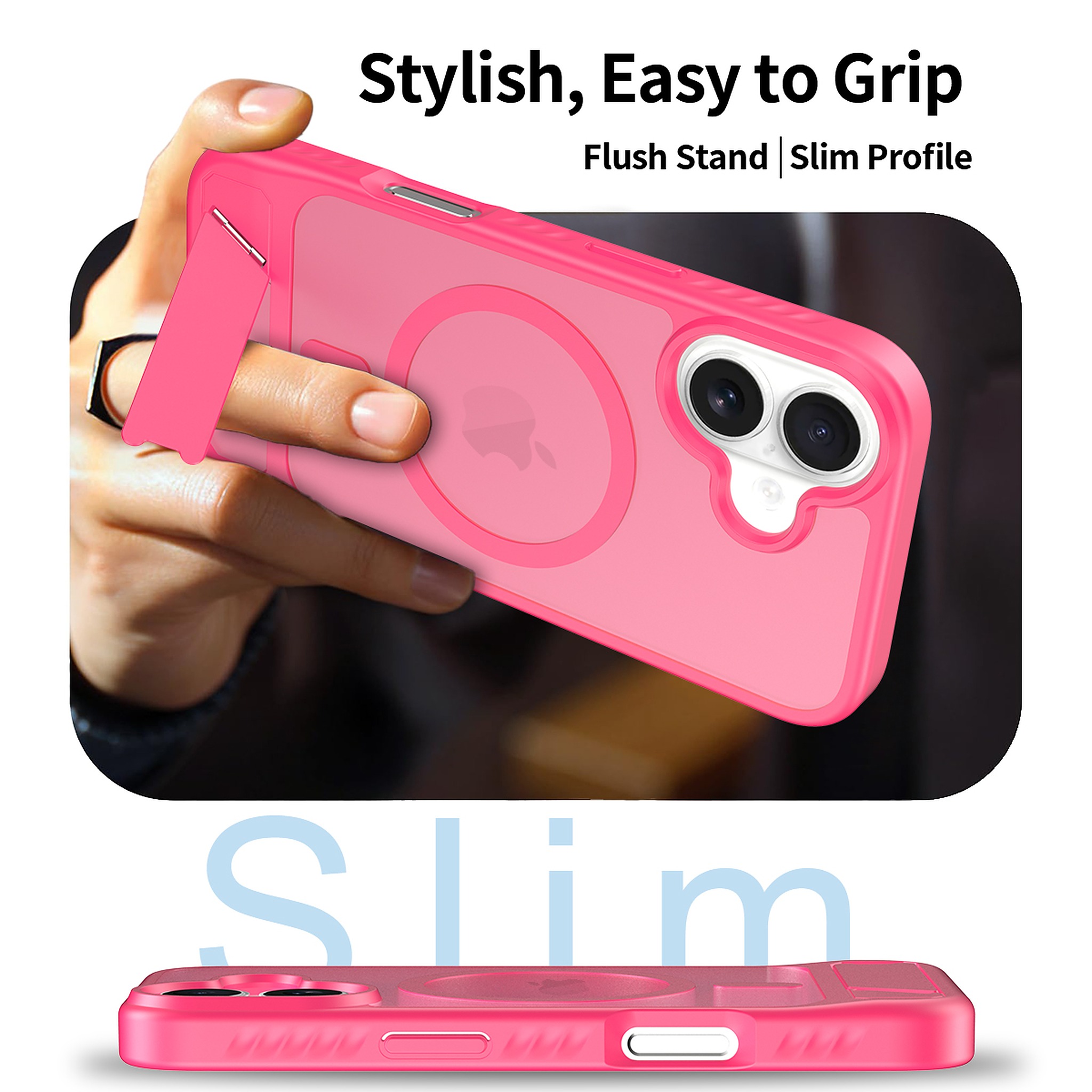 SendaFit Matte 45° Kickstand Case for iPhone 17 detail 2