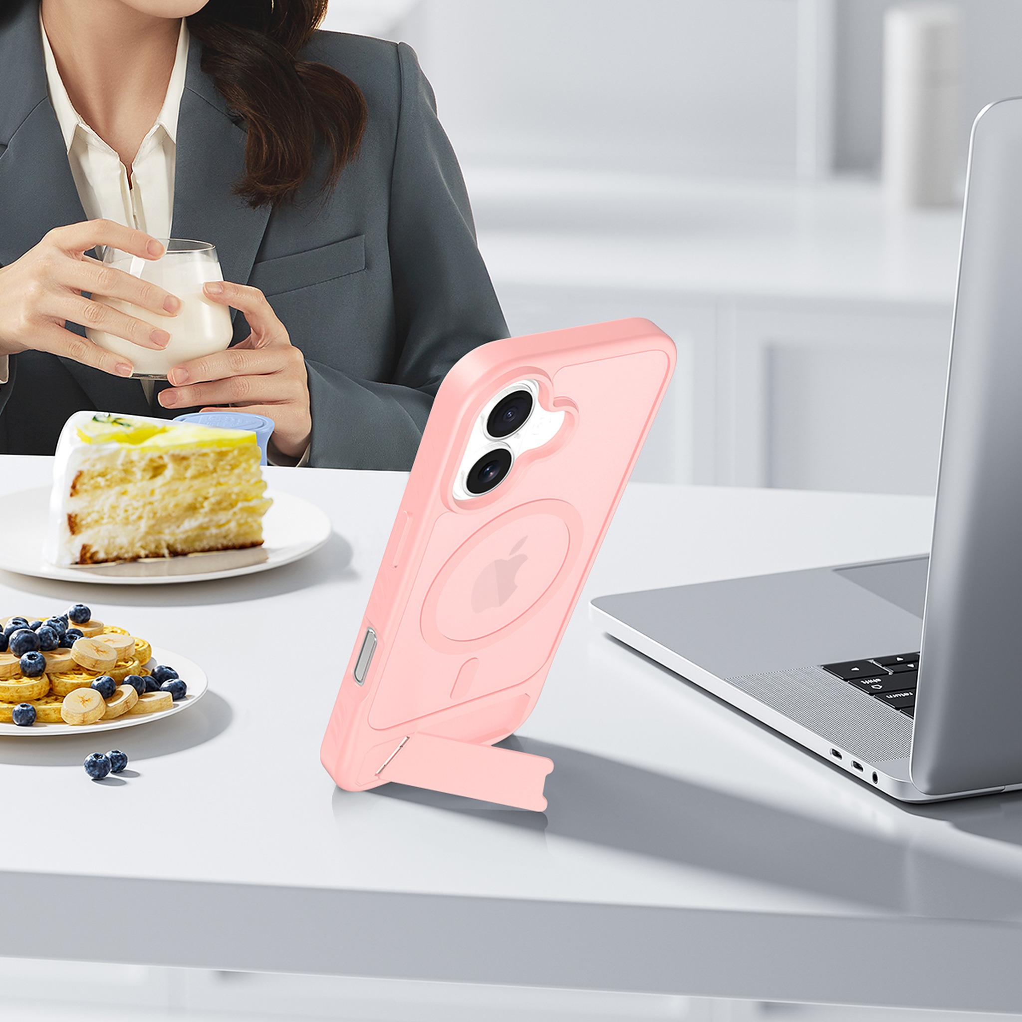 SendaFit Matte 45° Kickstand Case for iPhone 17 detail 30
