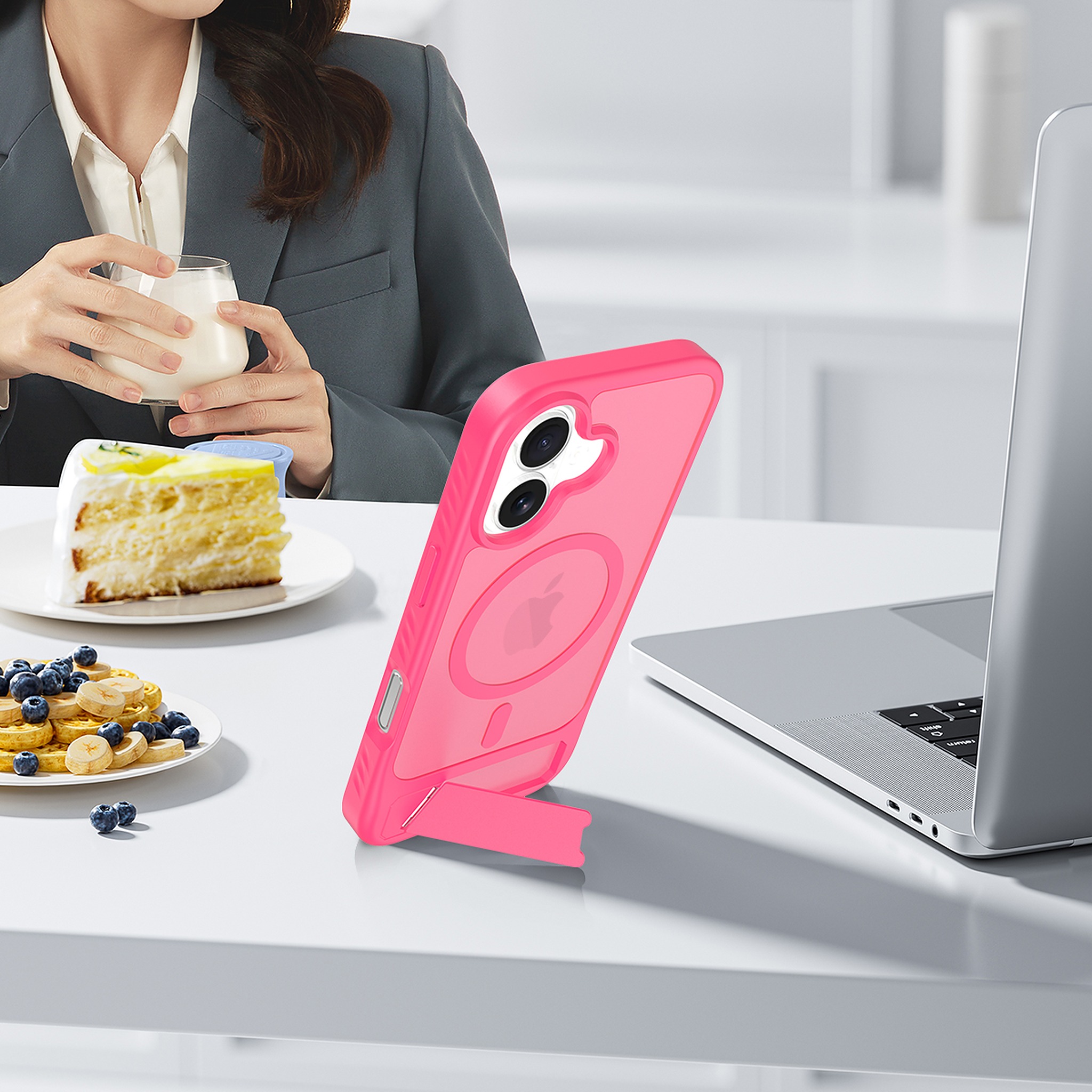SendaFit Matte 45° Kickstand Case for iPhone 17 detail 31
