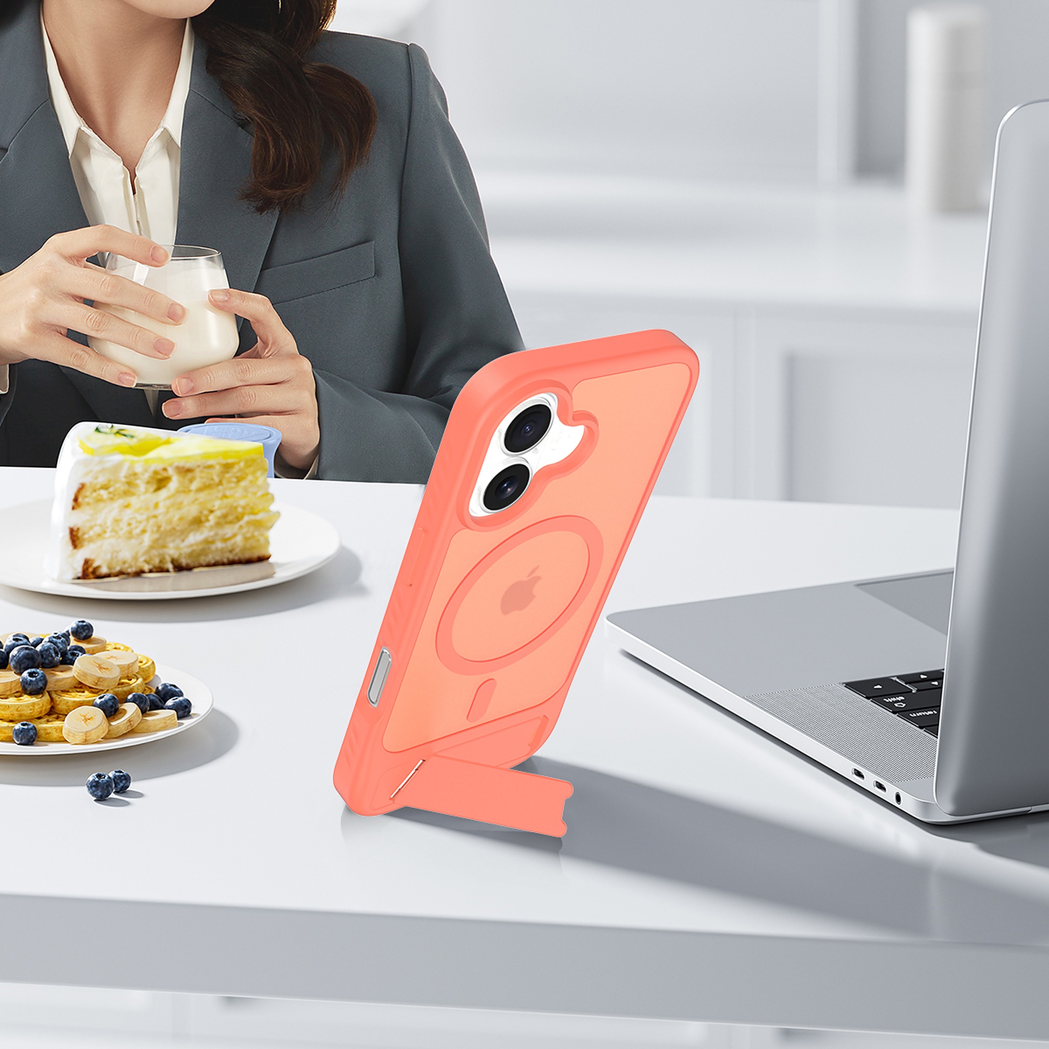 SendaFit Matte 45° Kickstand Case for iPhone 17 detail 33