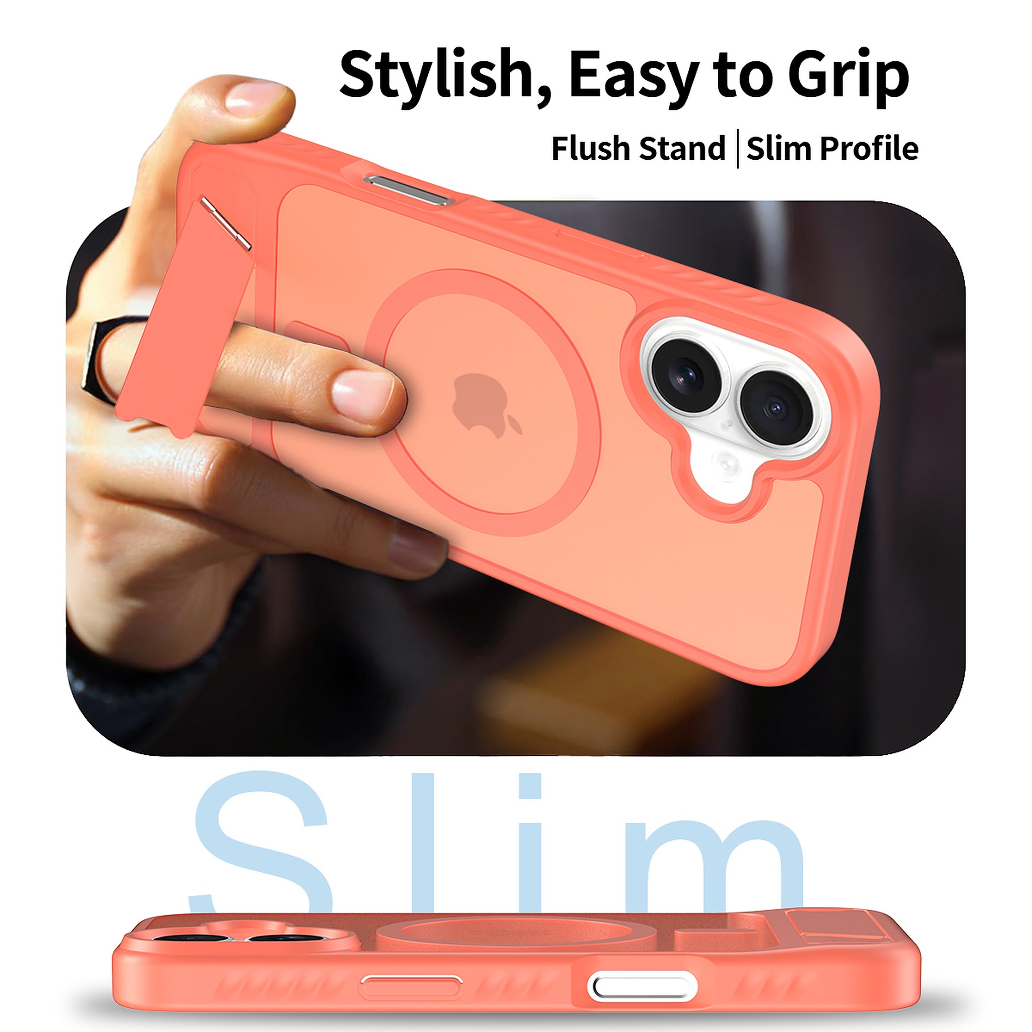 SendaFit Matte 45° Kickstand Case for iPhone 17 detail 34