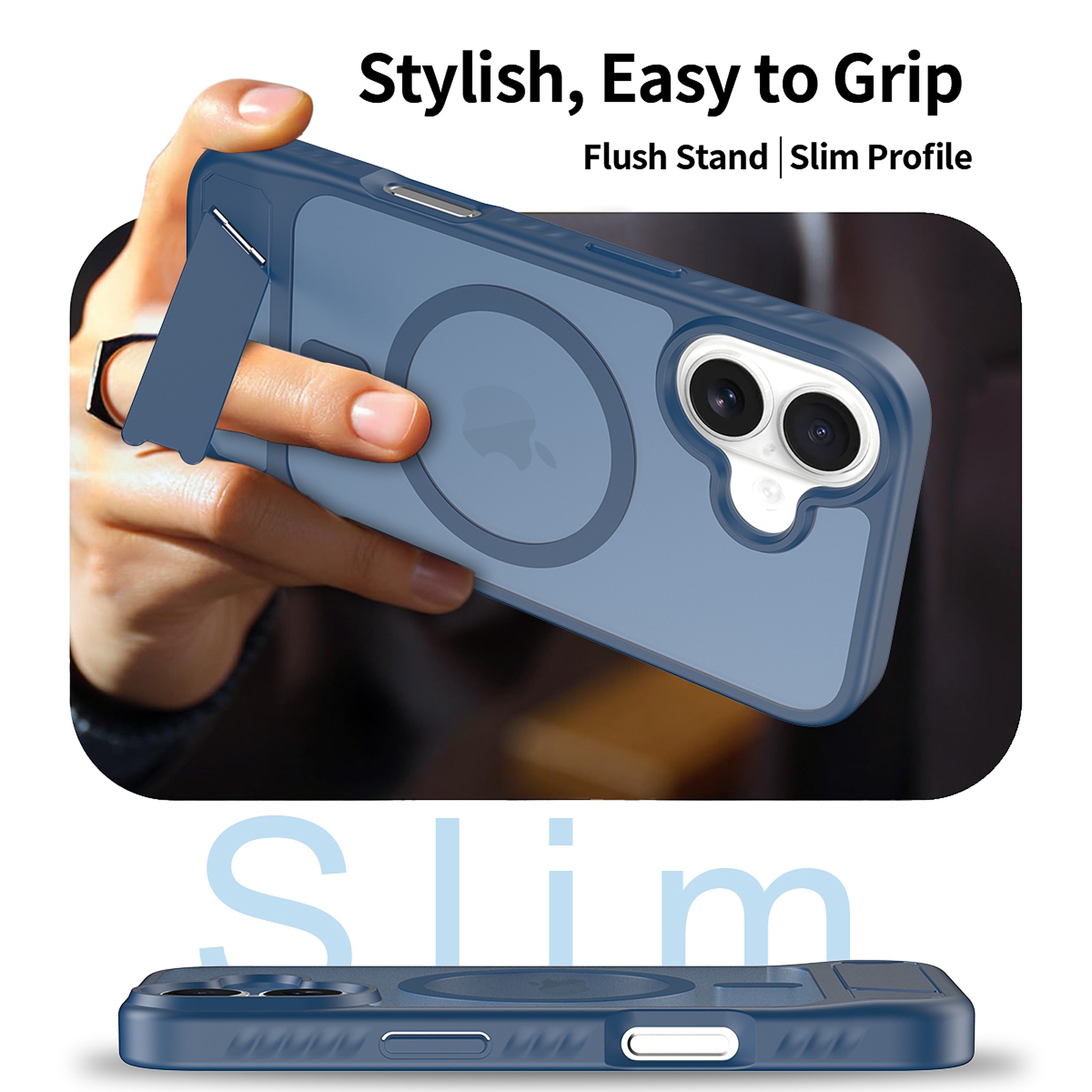 SendaFit Matte 45° Kickstand Case for iPhone 17 detail 4