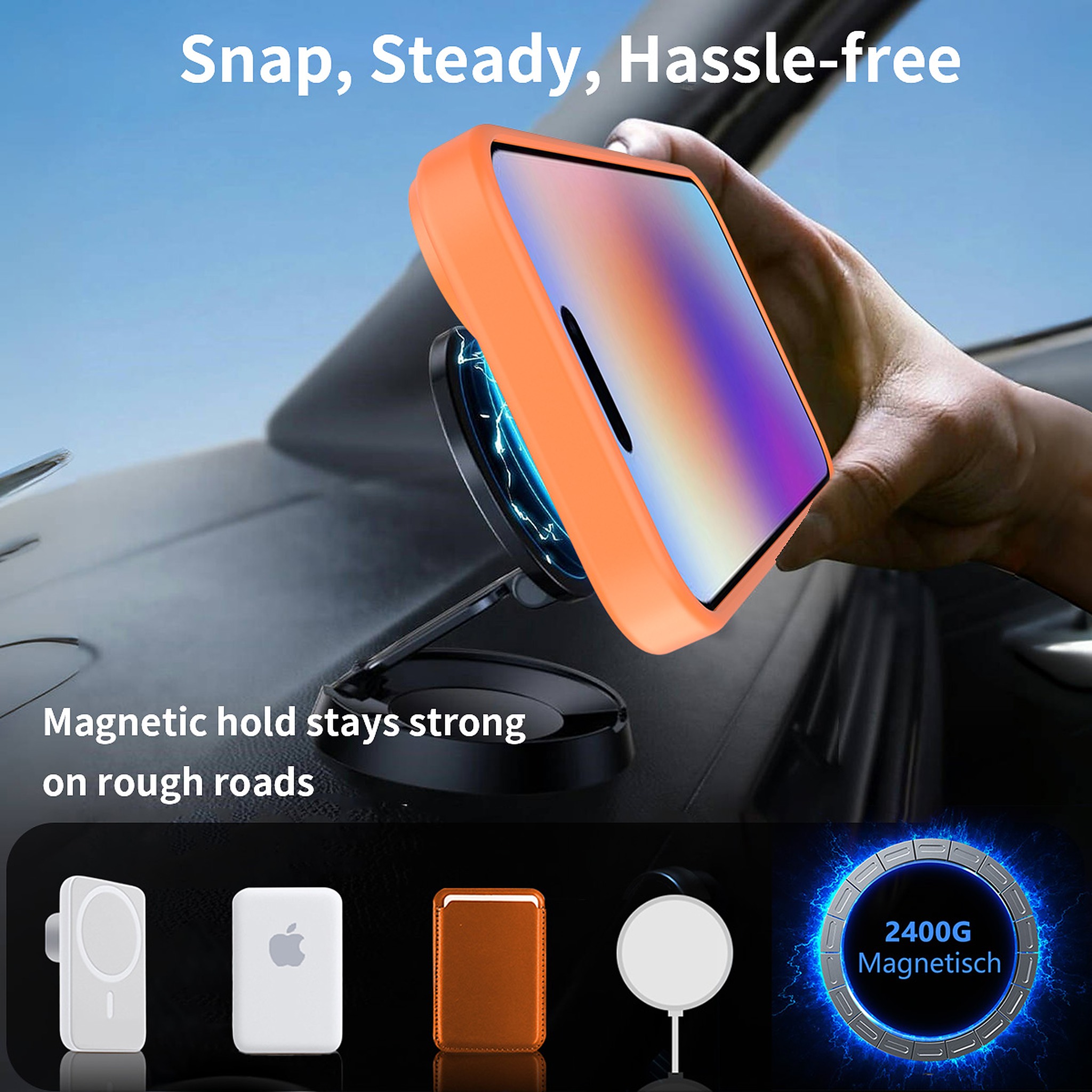 SendaFit Matte 45° Kickstand MagSafe Case for iPhone 17 detail 3