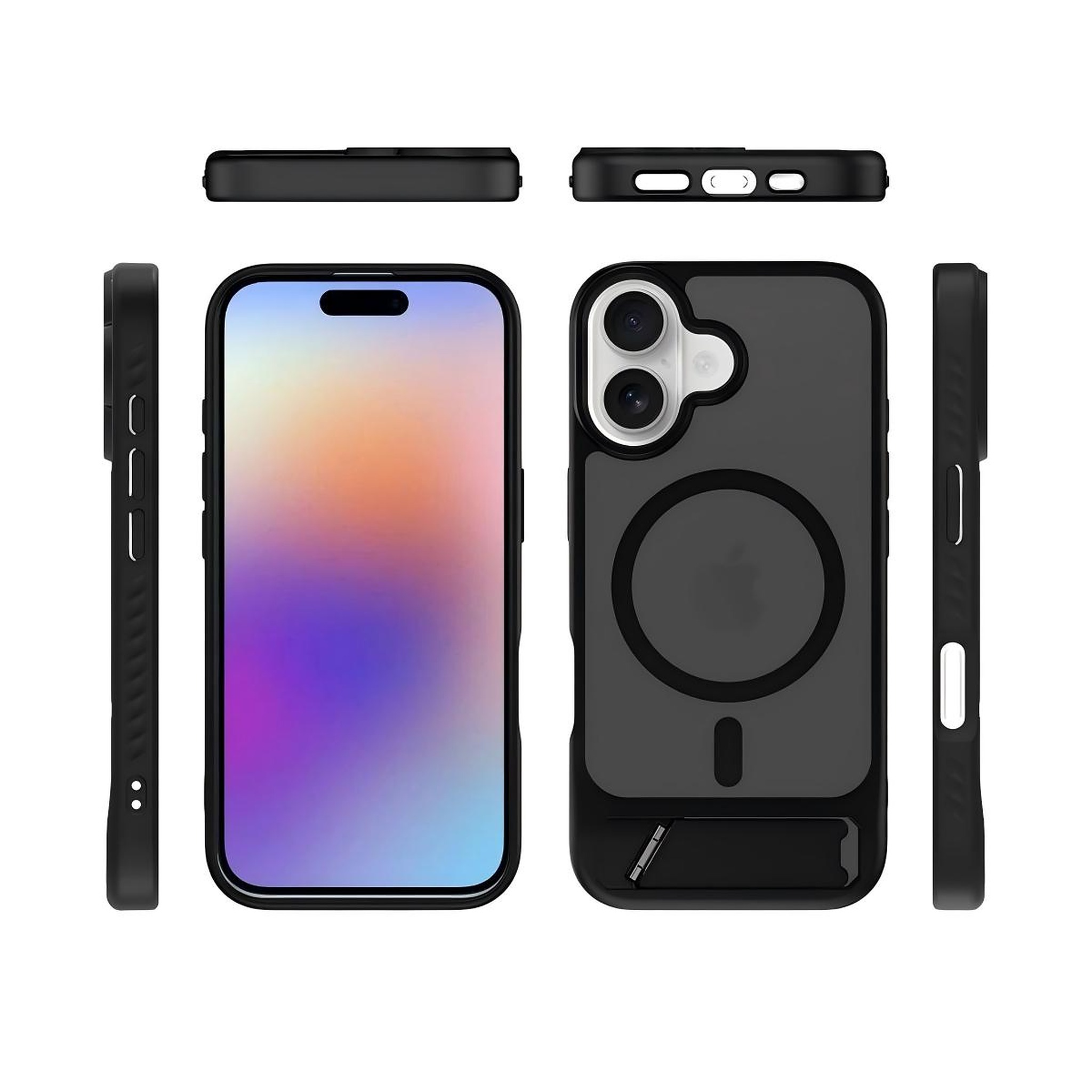 SendaFit Matte 45° Kickstand MagSafe Case for iPhone 17
