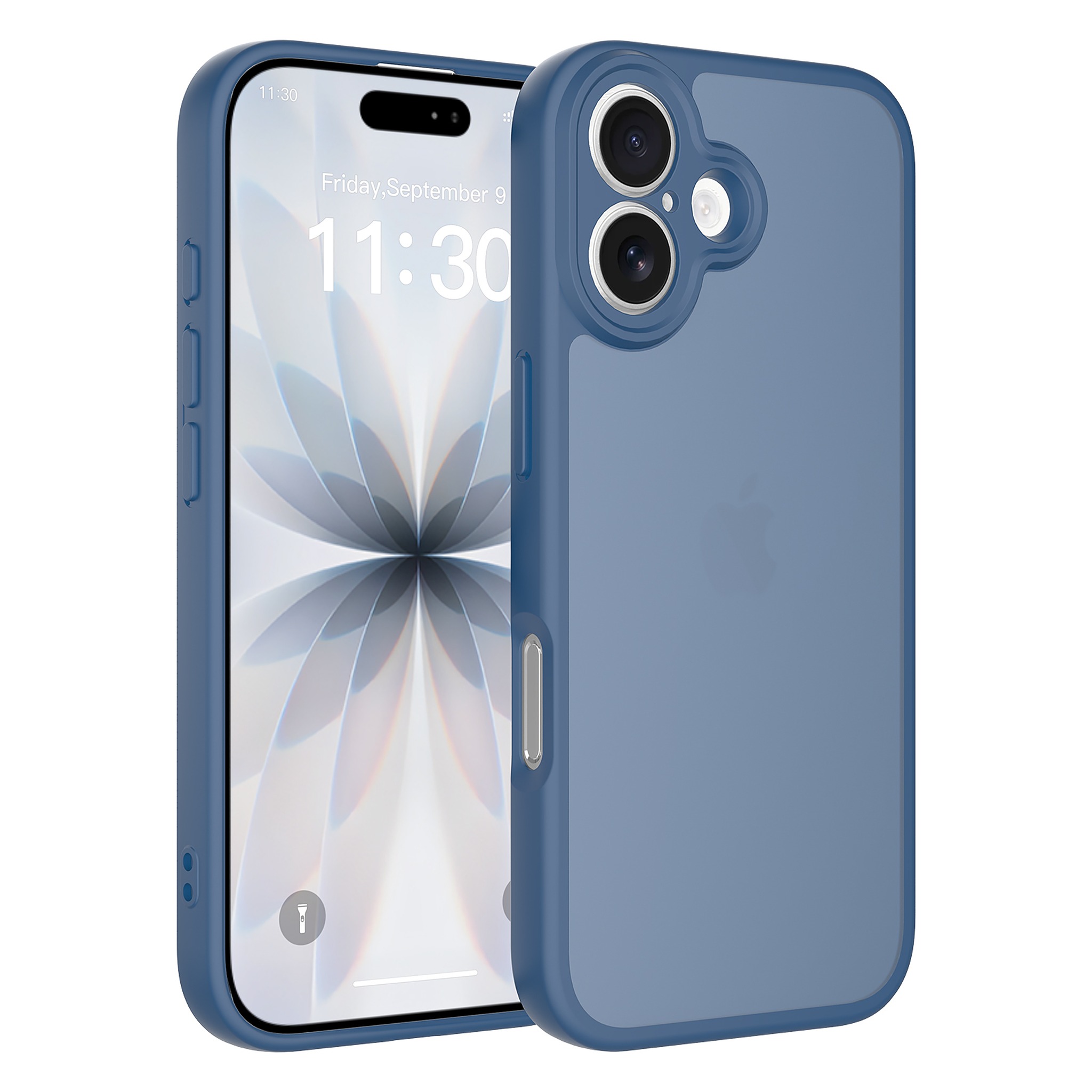SendaFit Precise-Cutout Matte Skin-Feel Case for iPhone 17 - Royal Blue