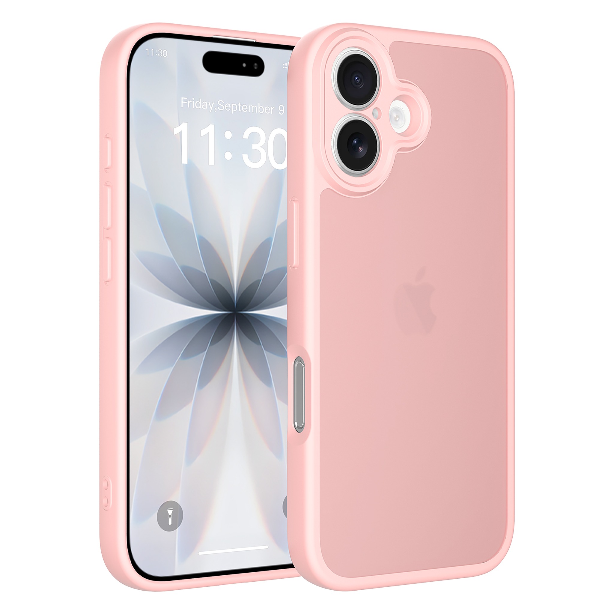 SendaFit Precise-Cutout Matte Skin-Feel Case for iPhone 17 - Light Pink