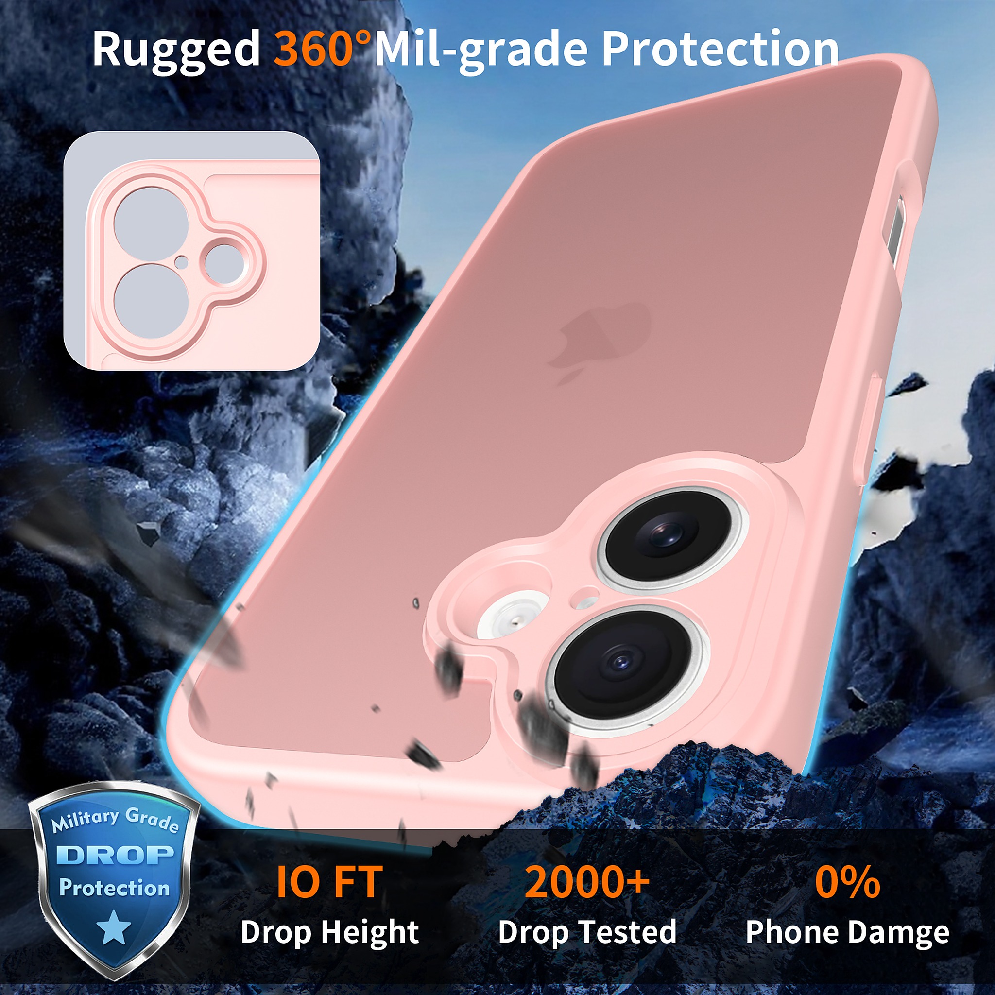 SendaFit Precise-Cutout Matte Skin-Feel Case for iPhone 17 detail 11