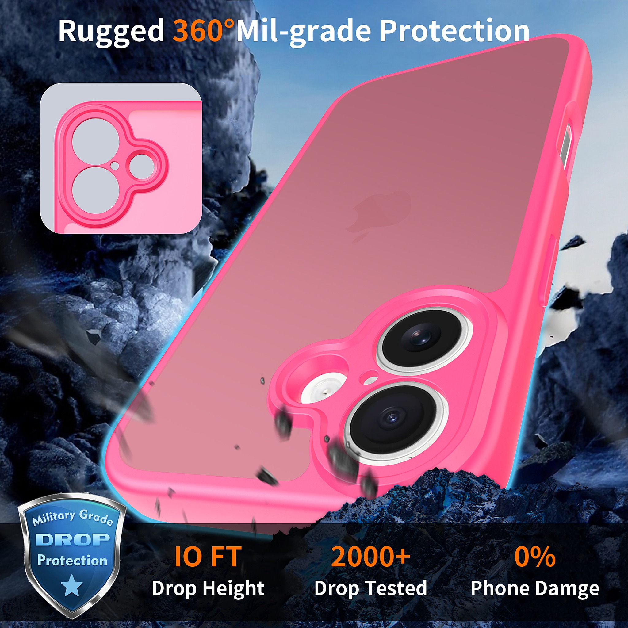 SendaFit Precise-Cutout Matte Skin-Feel Case for iPhone 17 detail 12