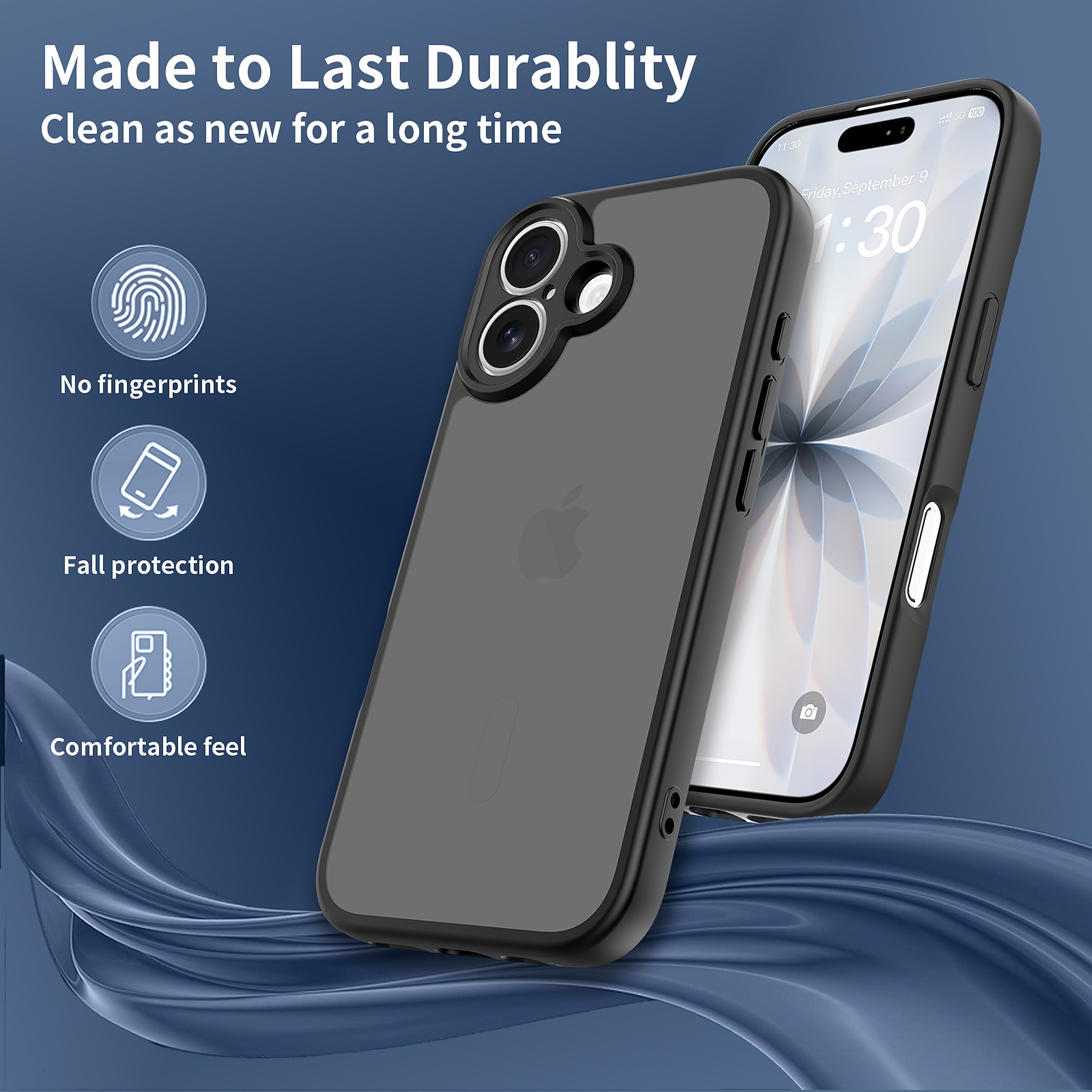 SendaFit Precise-Cutout Matte Skin-Feel Case for iPhone 17 detail 17