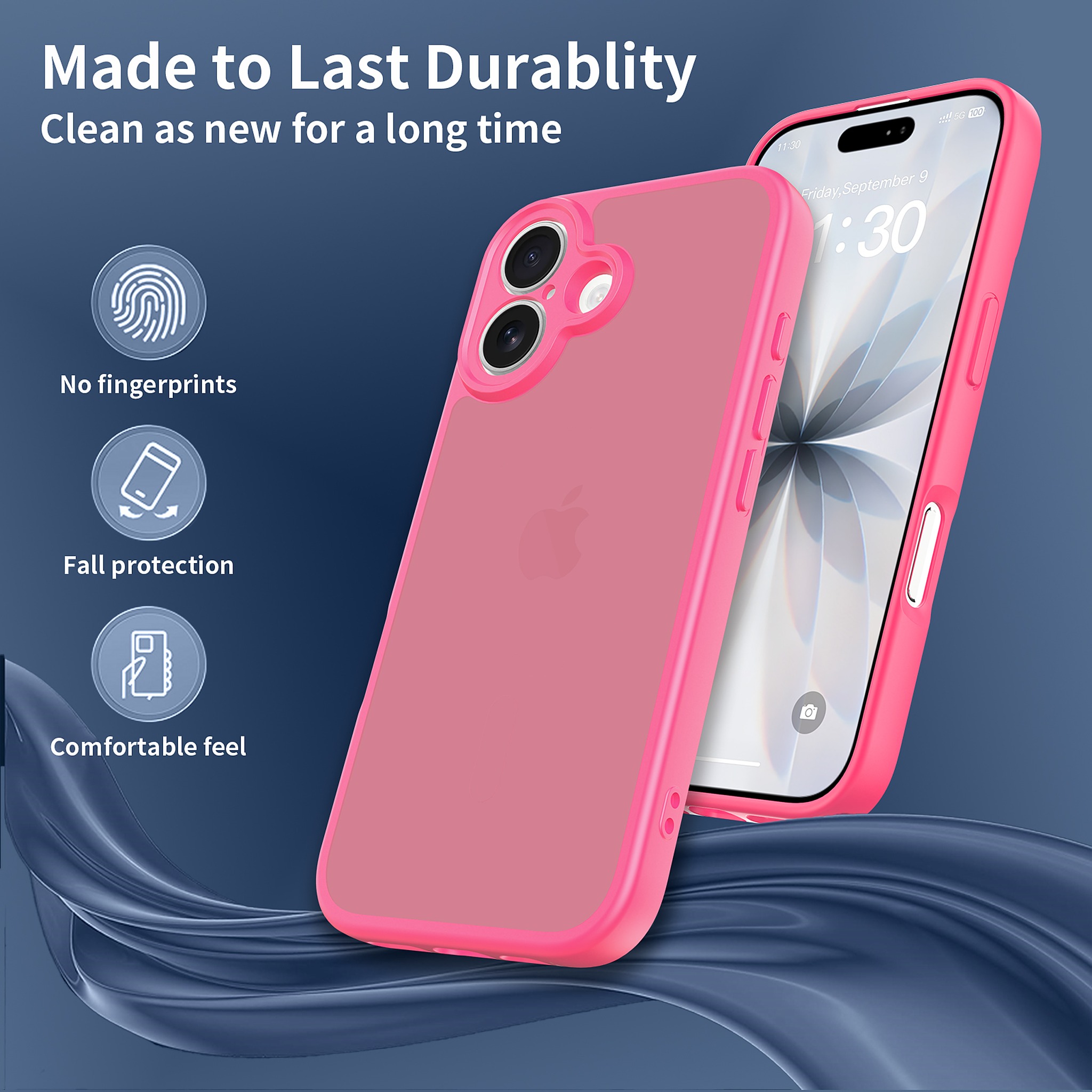 SendaFit Precise-Cutout Matte Skin-Feel Case for iPhone 17 detail 20