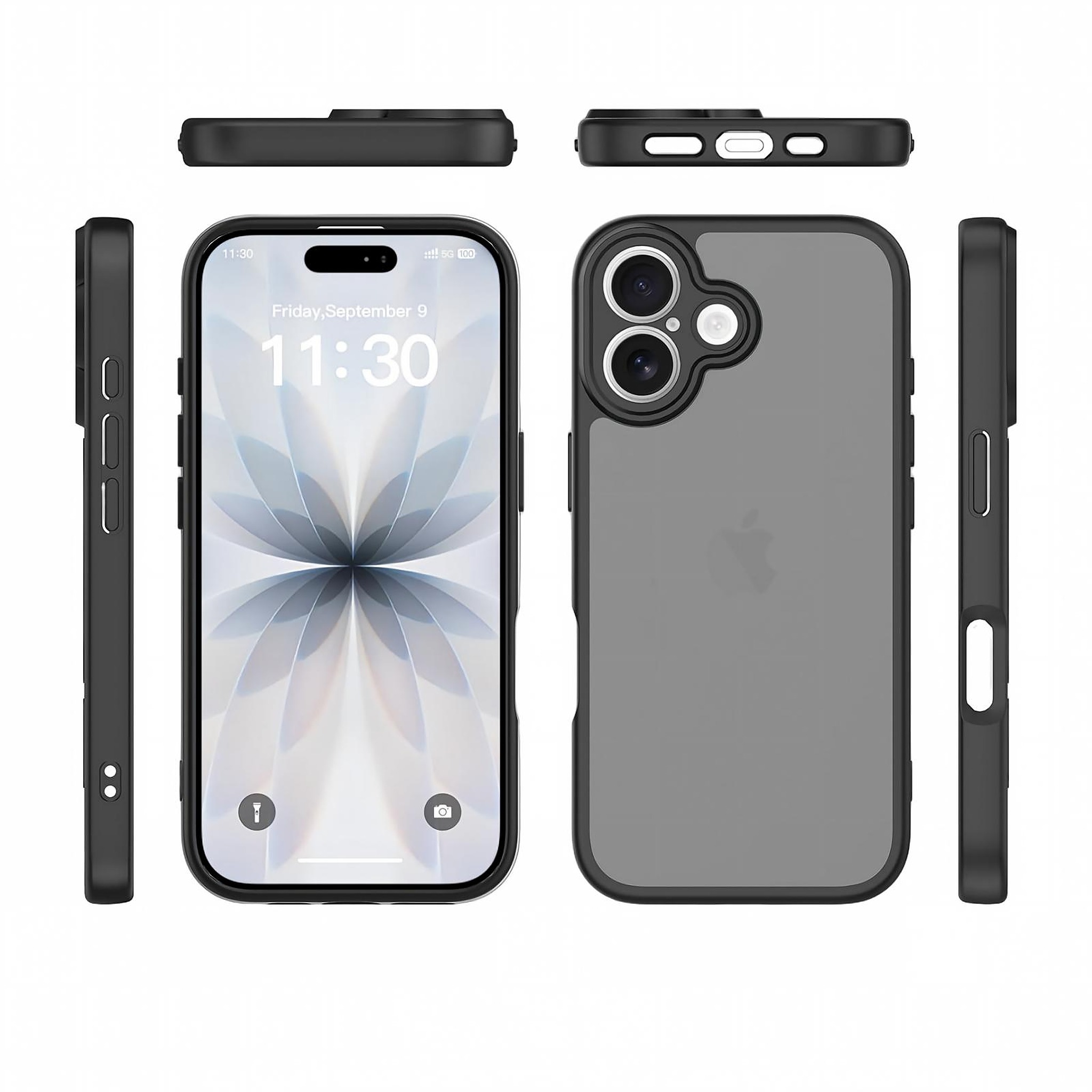 SendaFit Precise-Cutout Matte Skin-Feel Case for iPhone 17