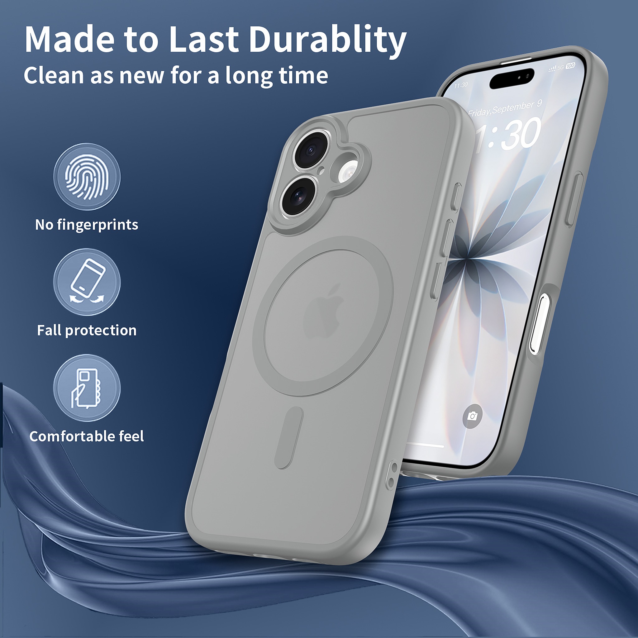 SendaFit Precise-Cutout Matte Skin-Feel MagSafe Case for iPhone 17 detail 18