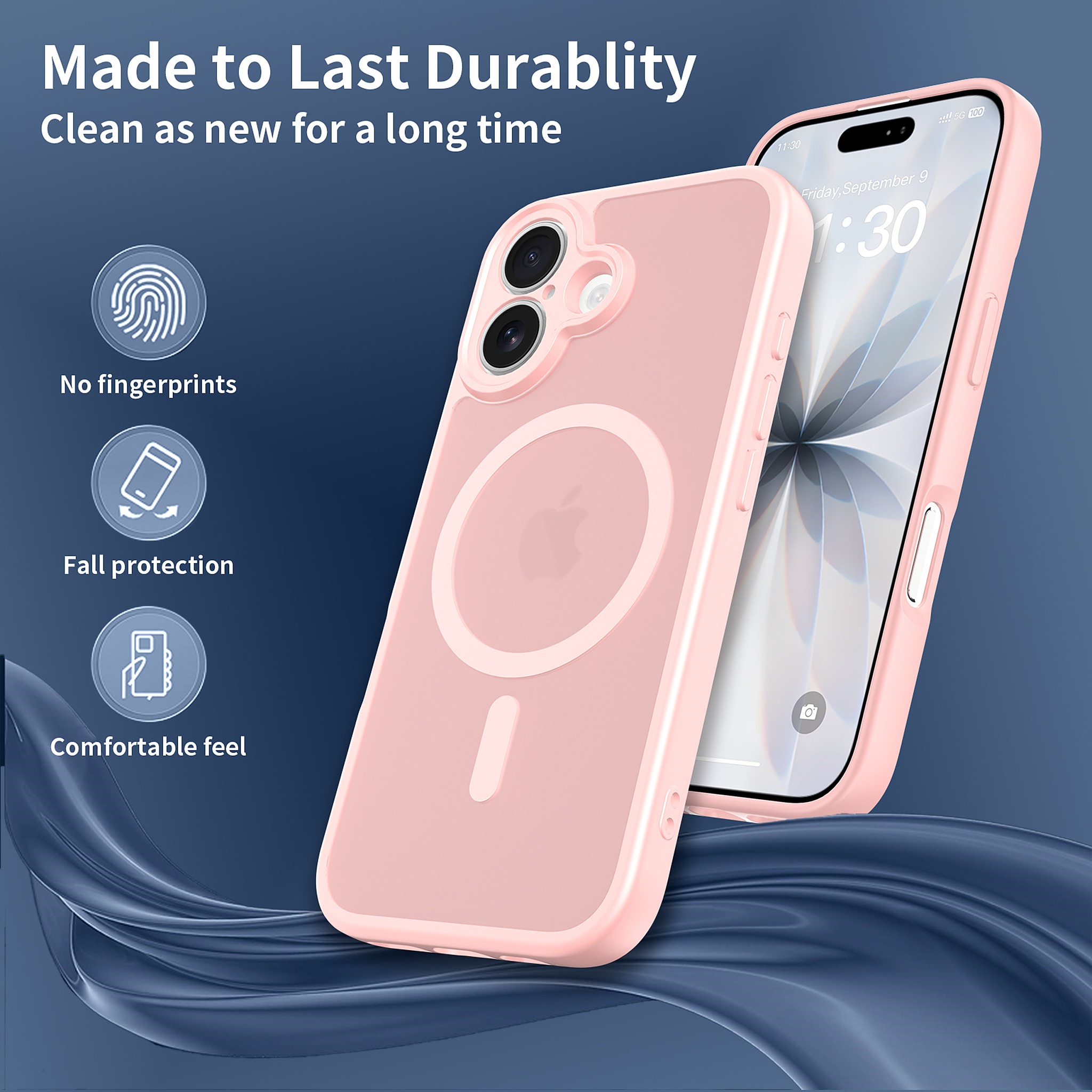 SendaFit Precise-Cutout Matte Skin-Feel MagSafe Case for iPhone 17 detail 19