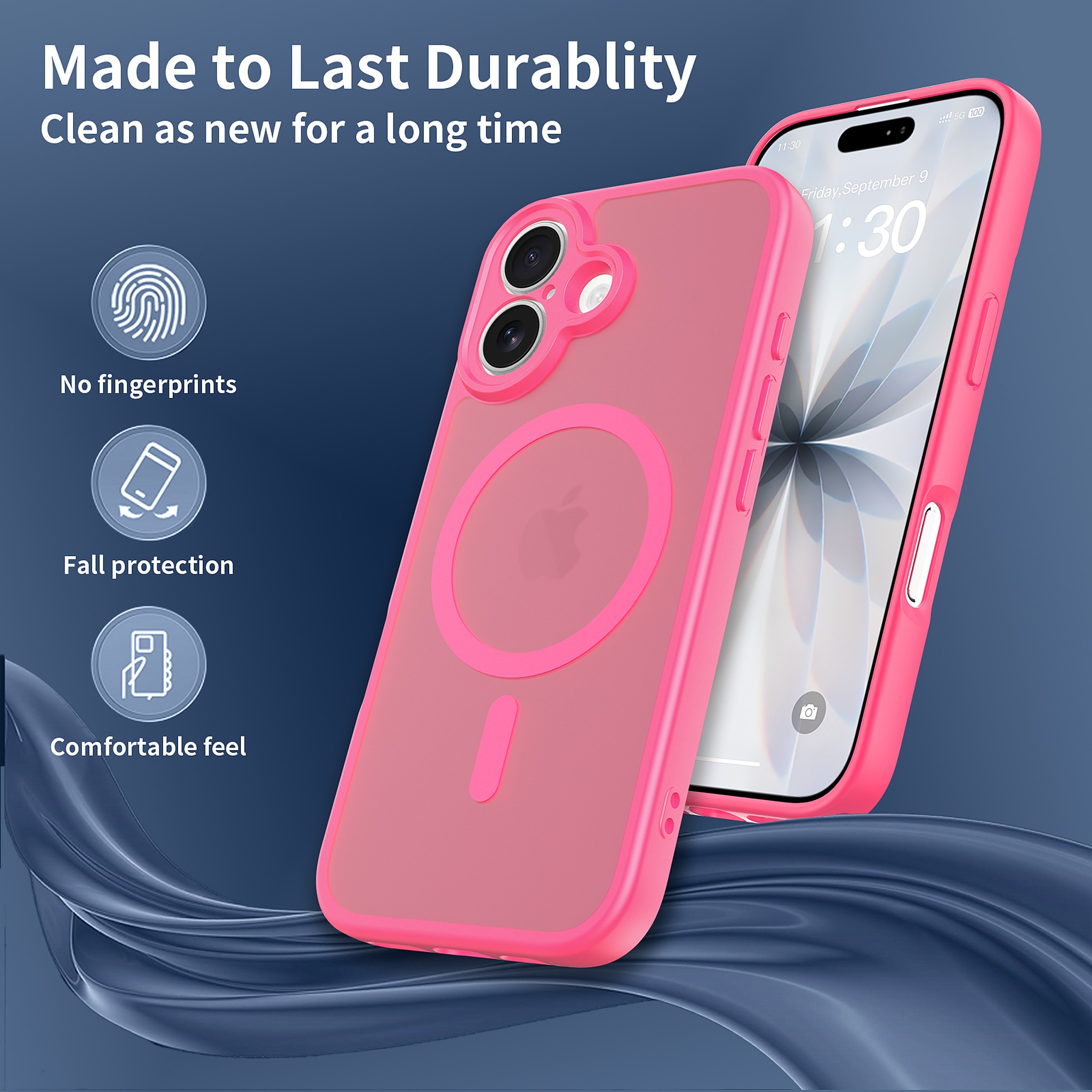 SendaFit Precise-Cutout Matte Skin-Feel MagSafe Case for iPhone 17 detail 20