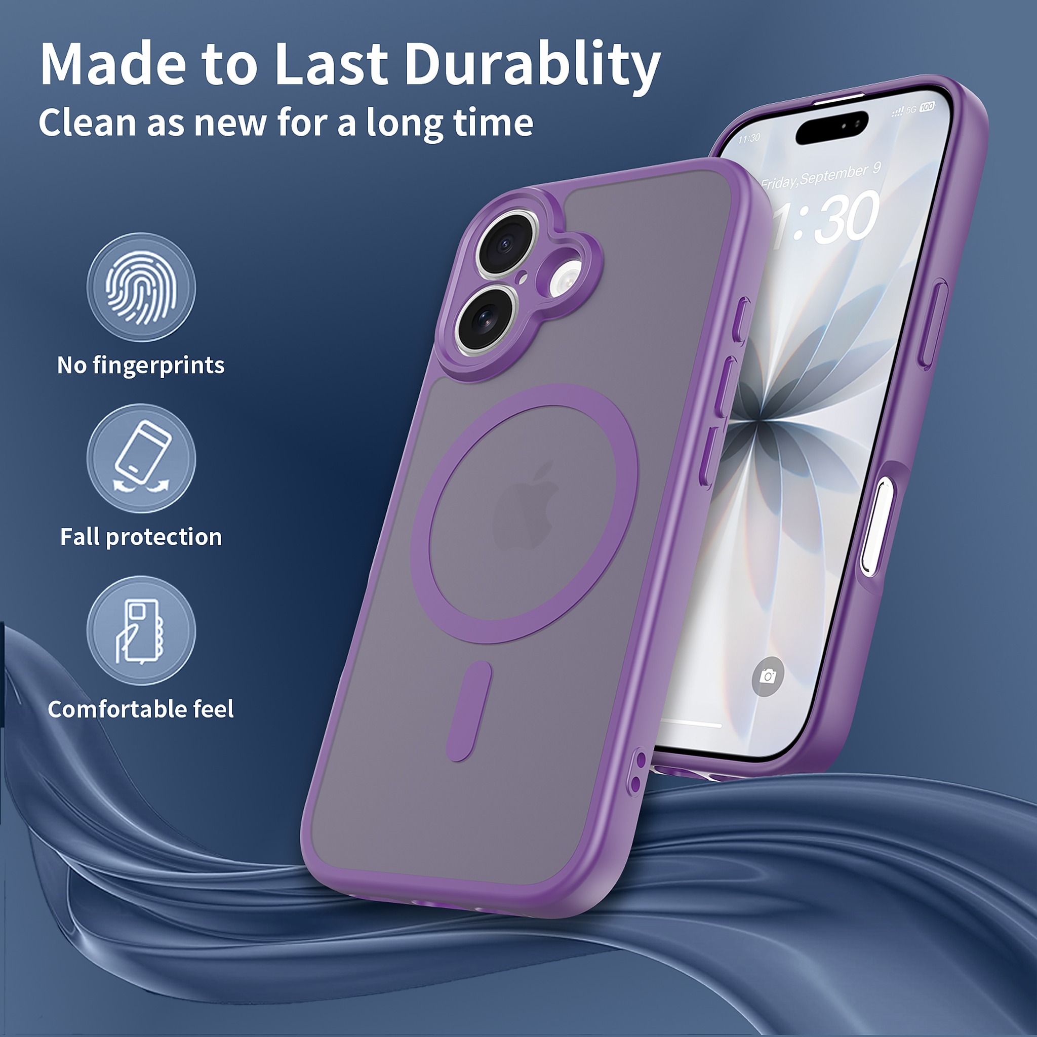 SendaFit Precise-Cutout Matte Skin-Feel MagSafe Case for iPhone 17 detail 21