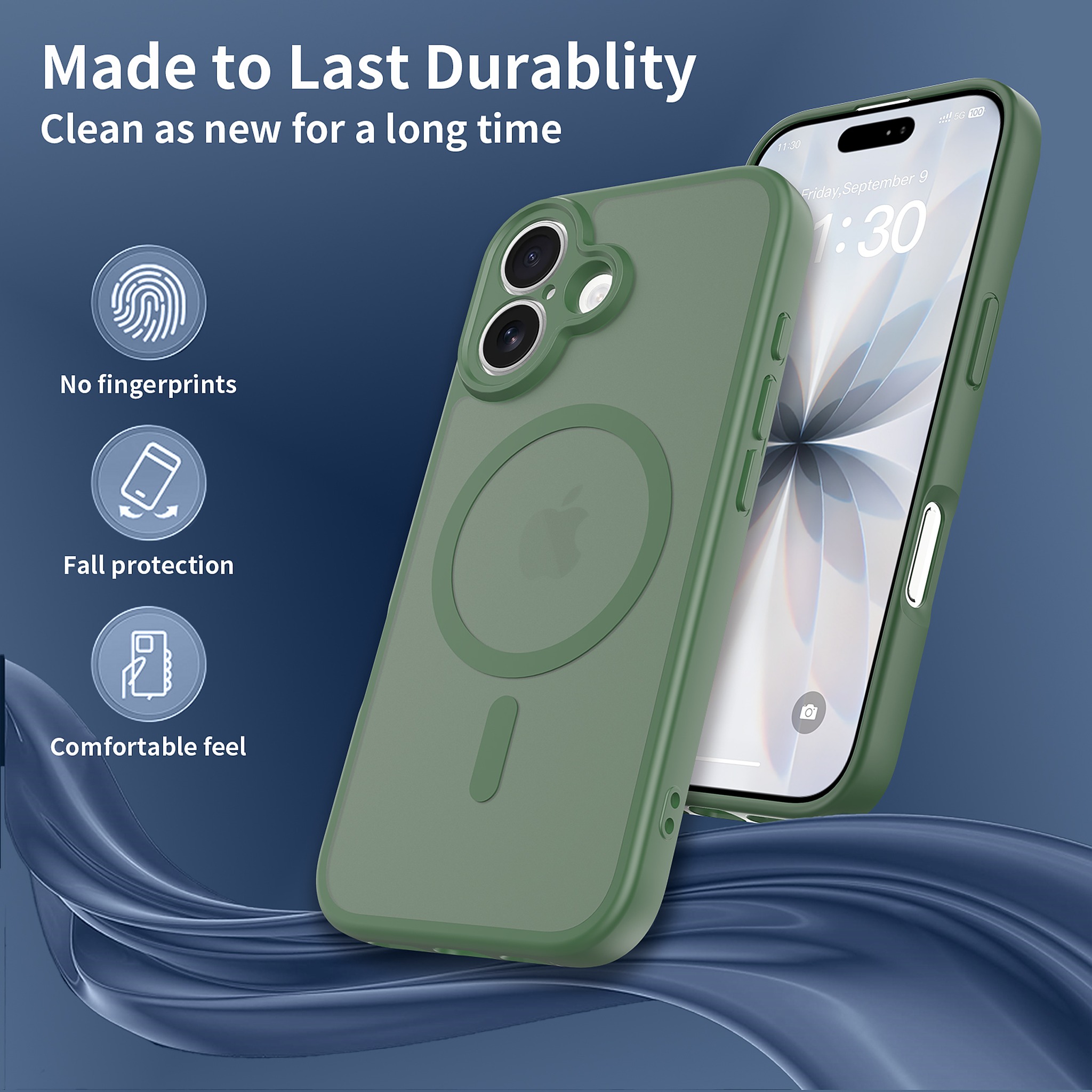 SendaFit Precise-Cutout Matte Skin-Feel MagSafe Case for iPhone 17 detail 23