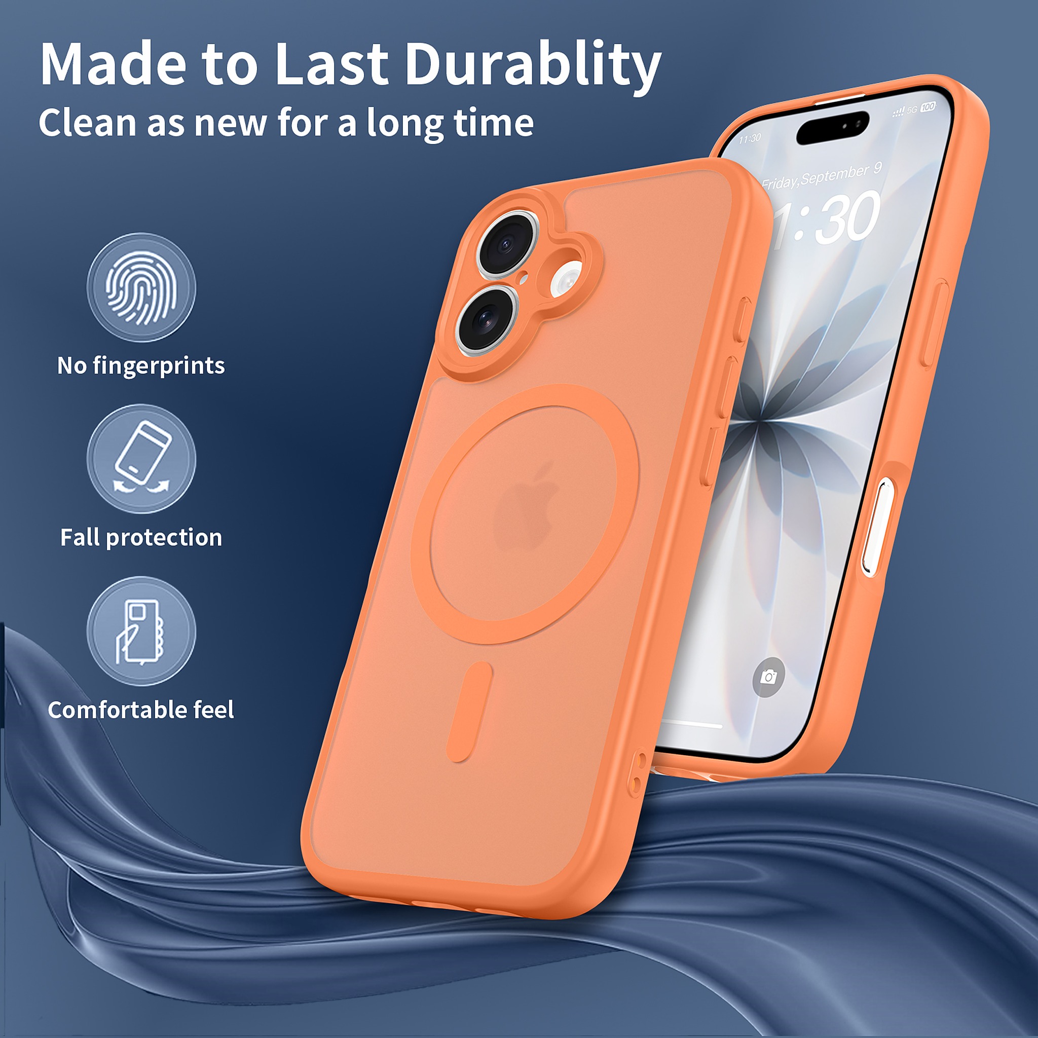SendaFit Precise-Cutout Matte Skin-Feel MagSafe Case for iPhone 17 detail 24