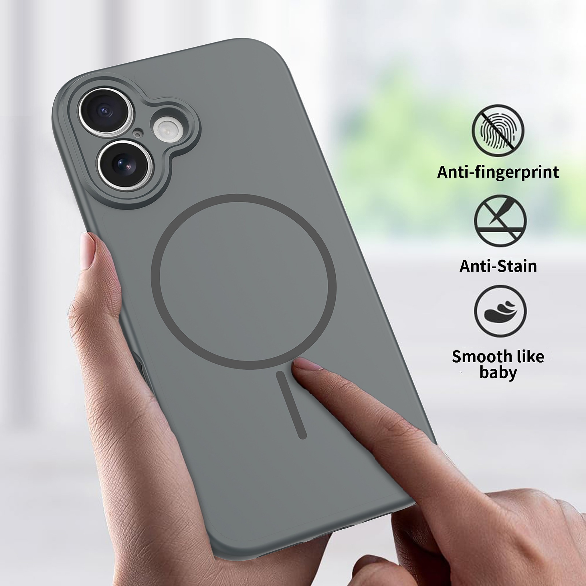 SendaFit Solid-Color Two-in-One Case for iPhone 17 detail 11