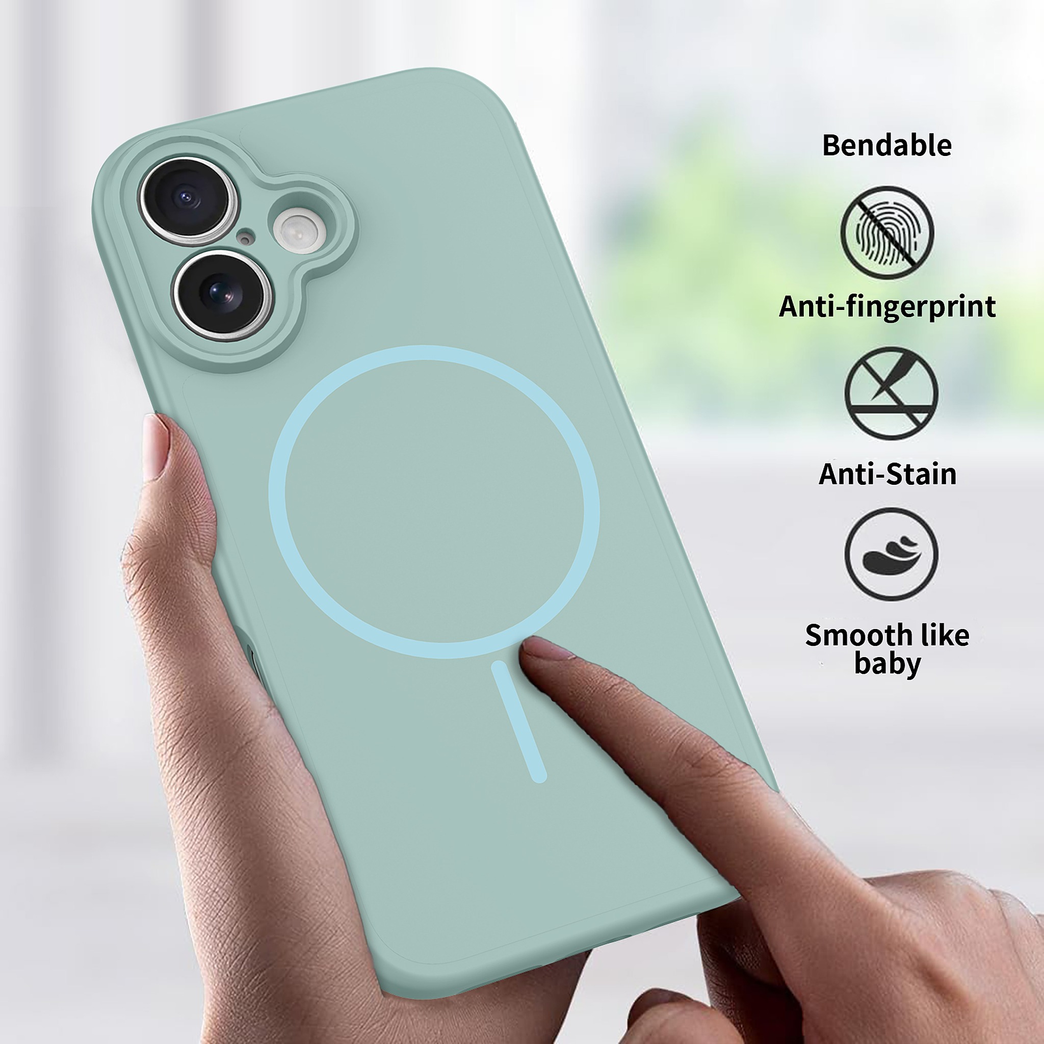 SendaFit Solid-Color Two-in-One Case for iPhone 17 detail 17