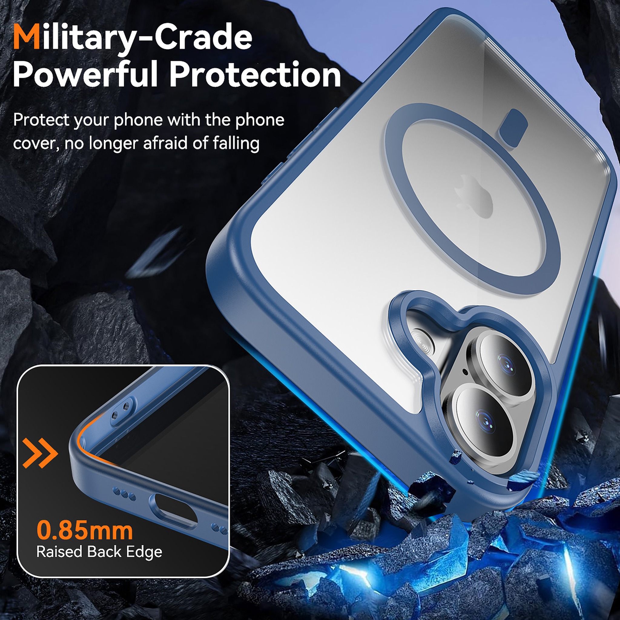SendaFit Clear Two-in-One Touch Camera-Button Case for iPhone 17 detail 27