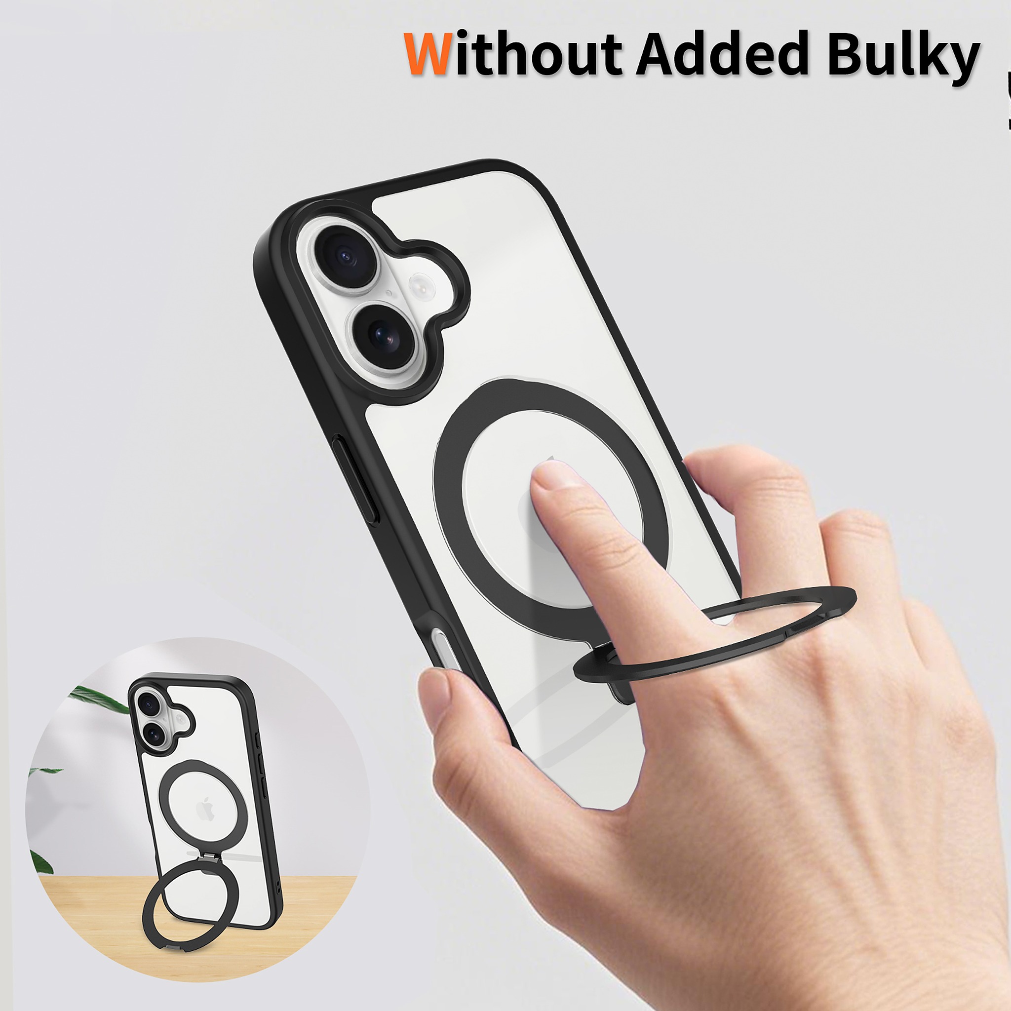 SendaFit Clear Racket-Stand Case for iPhone 17 detail 14