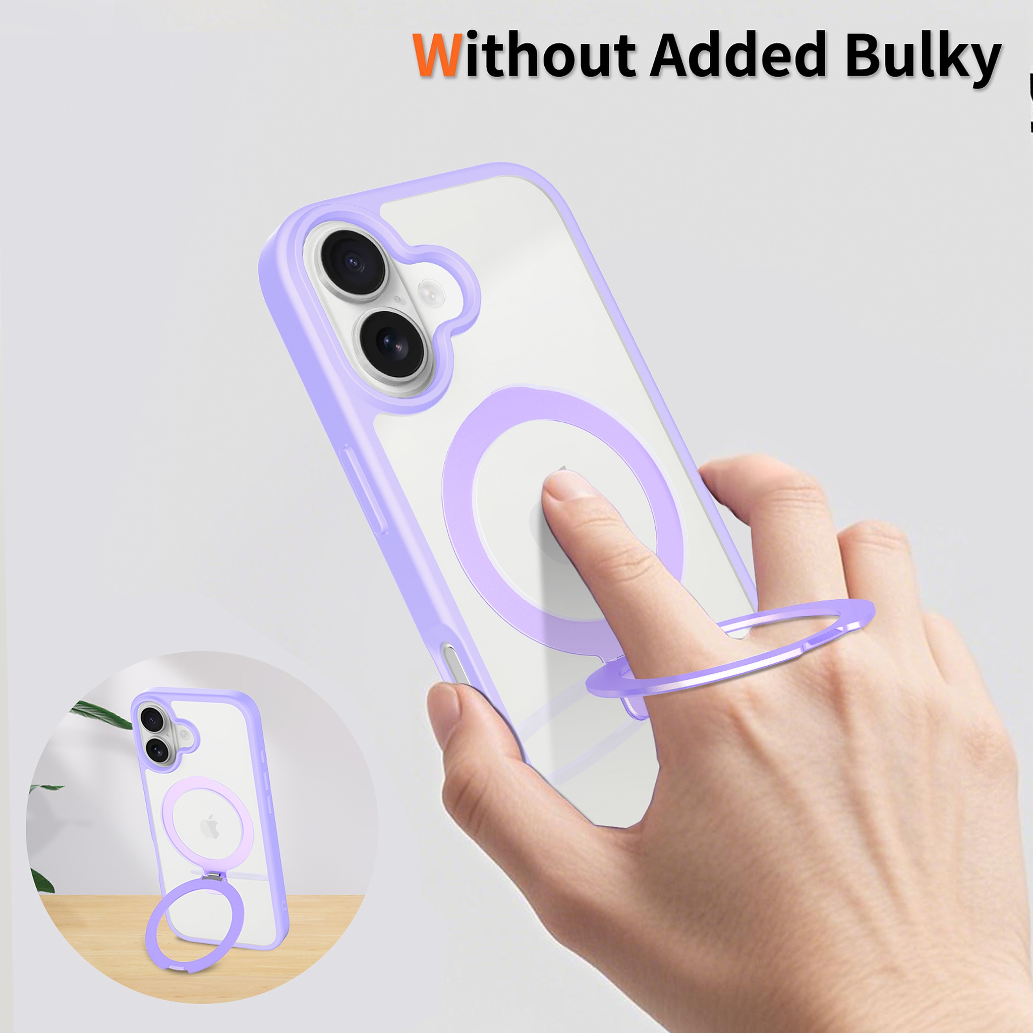 SendaFit Clear Racket-Stand Case for iPhone 17 detail 15