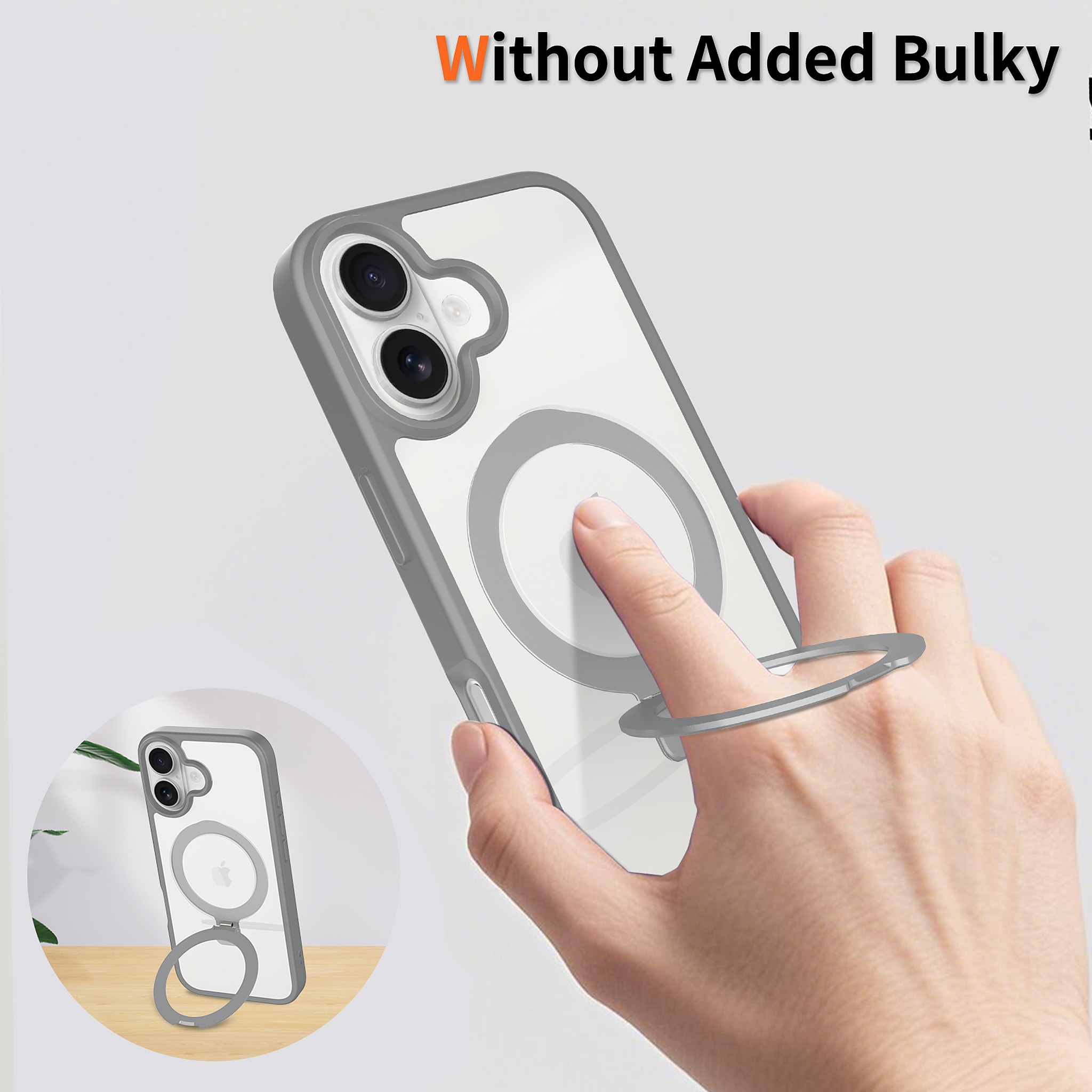 SendaFit Clear Racket-Stand Case for iPhone 17 detail 17