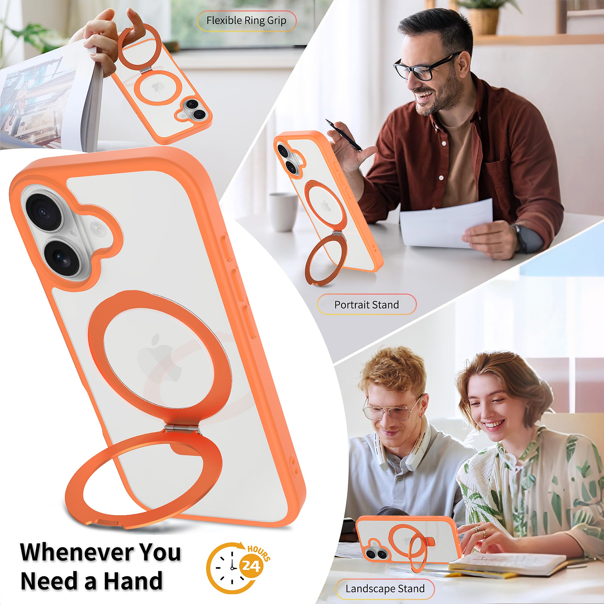 SendaFit Clear Racket-Stand Case for iPhone 17 detail 20