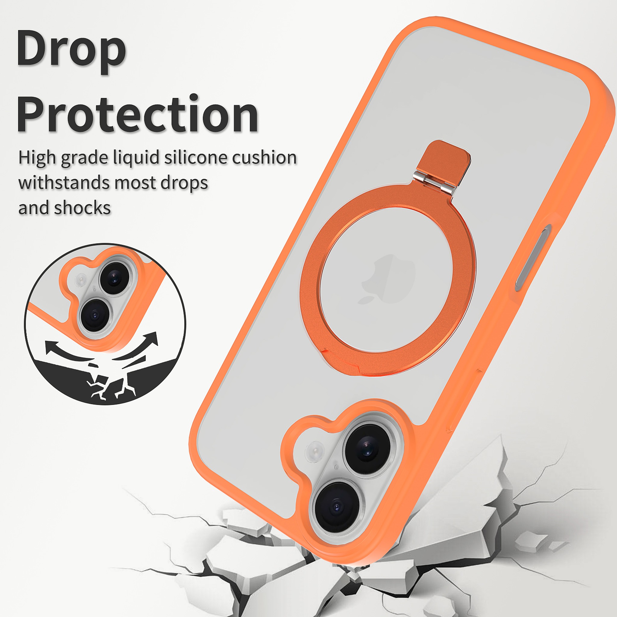 SendaFit Clear Racket-Stand Case for iPhone 17 detail 21
