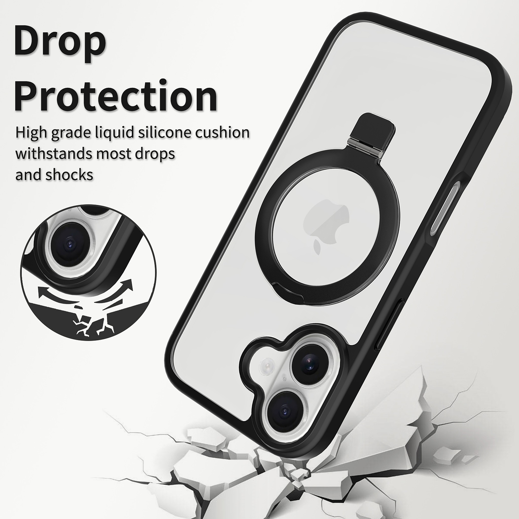 SendaFit Clear Racket-Stand Case for iPhone 17 detail 22