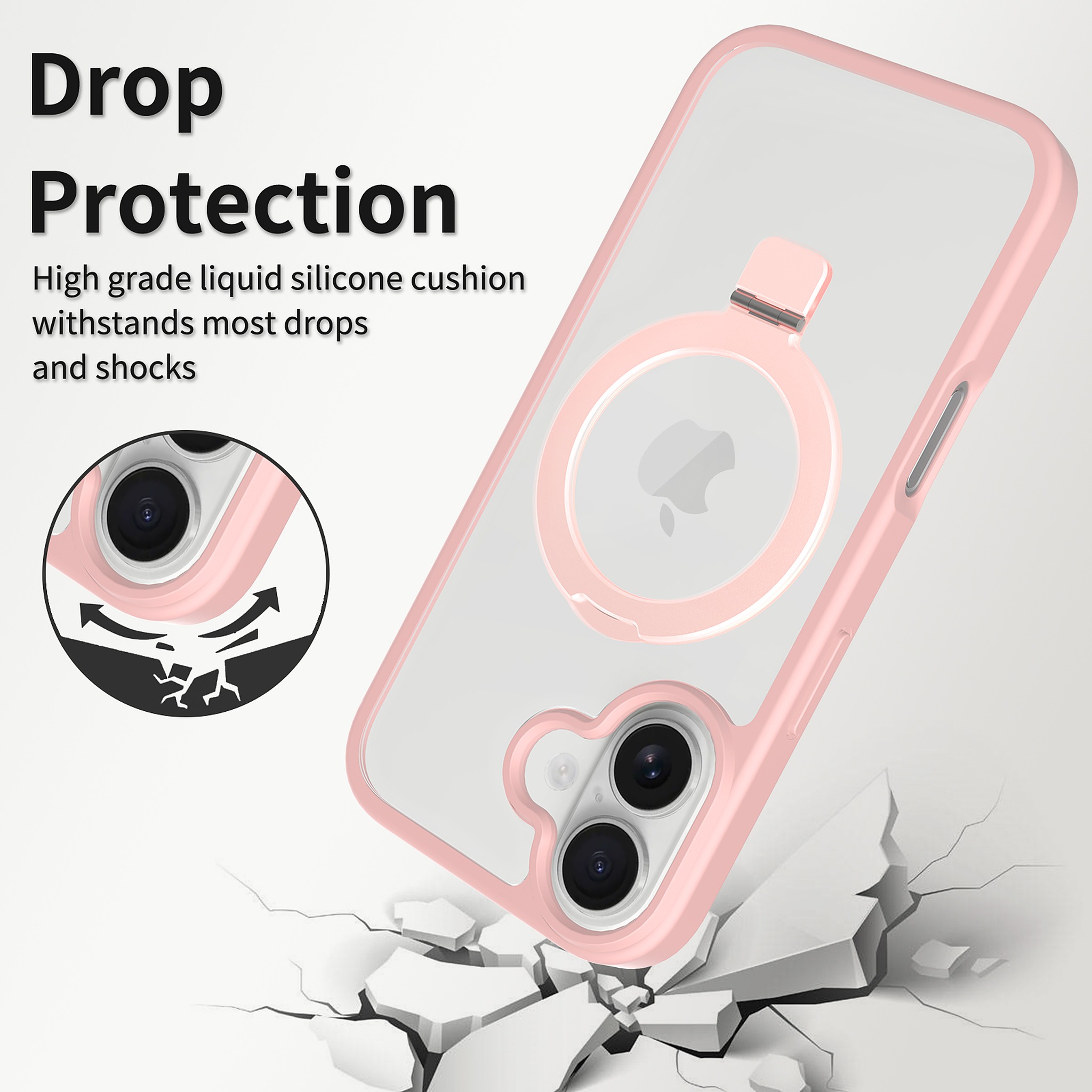 SendaFit Clear Racket-Stand Case for iPhone 17 detail 24