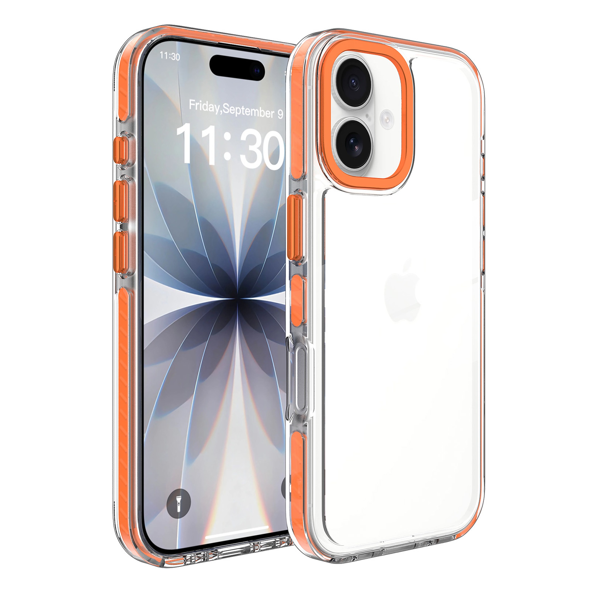 SendaFit Iridescent Two-Tone Case for iPhone 17 - Orange