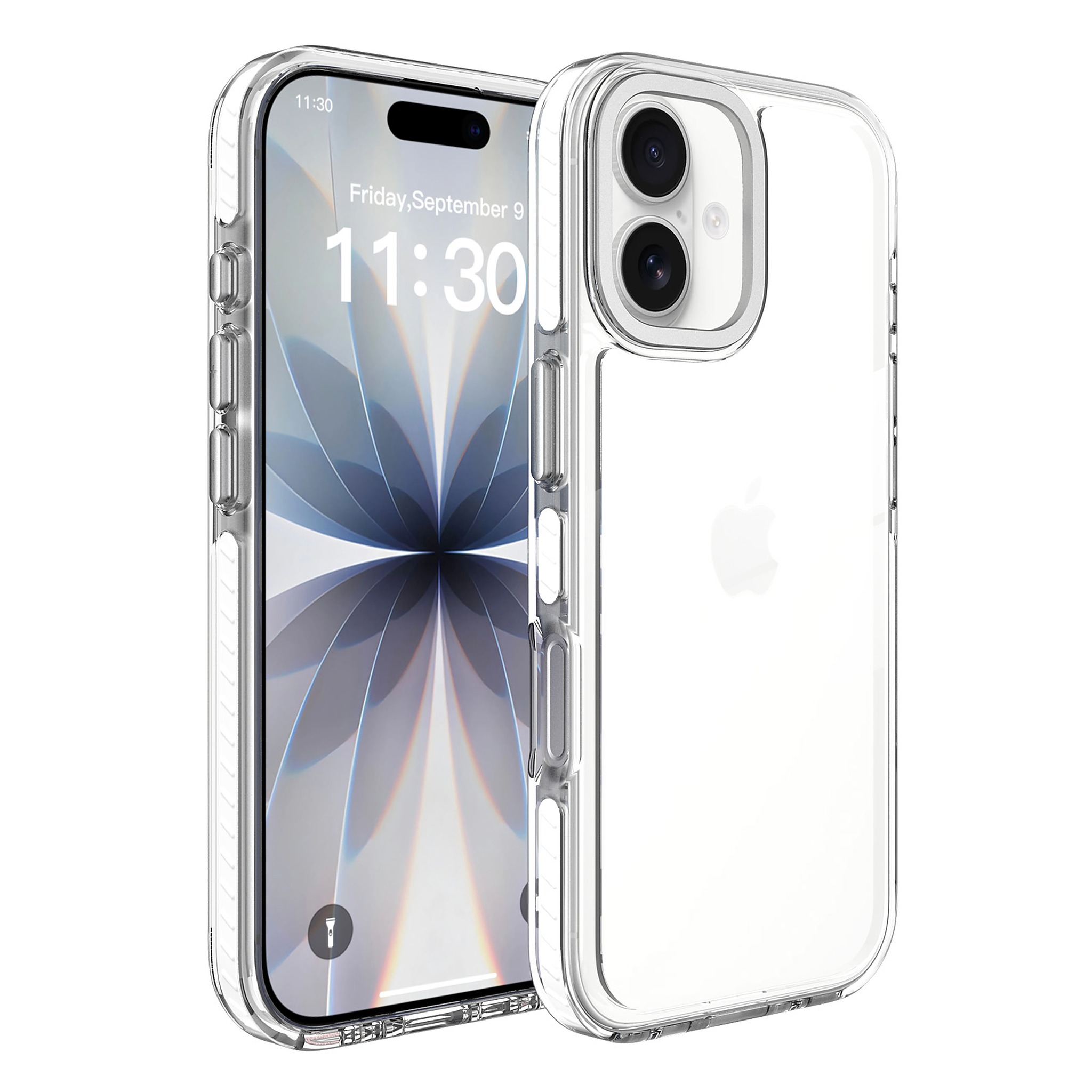 SendaFit Iridescent Two-Tone Case for iPhone 17 - White
