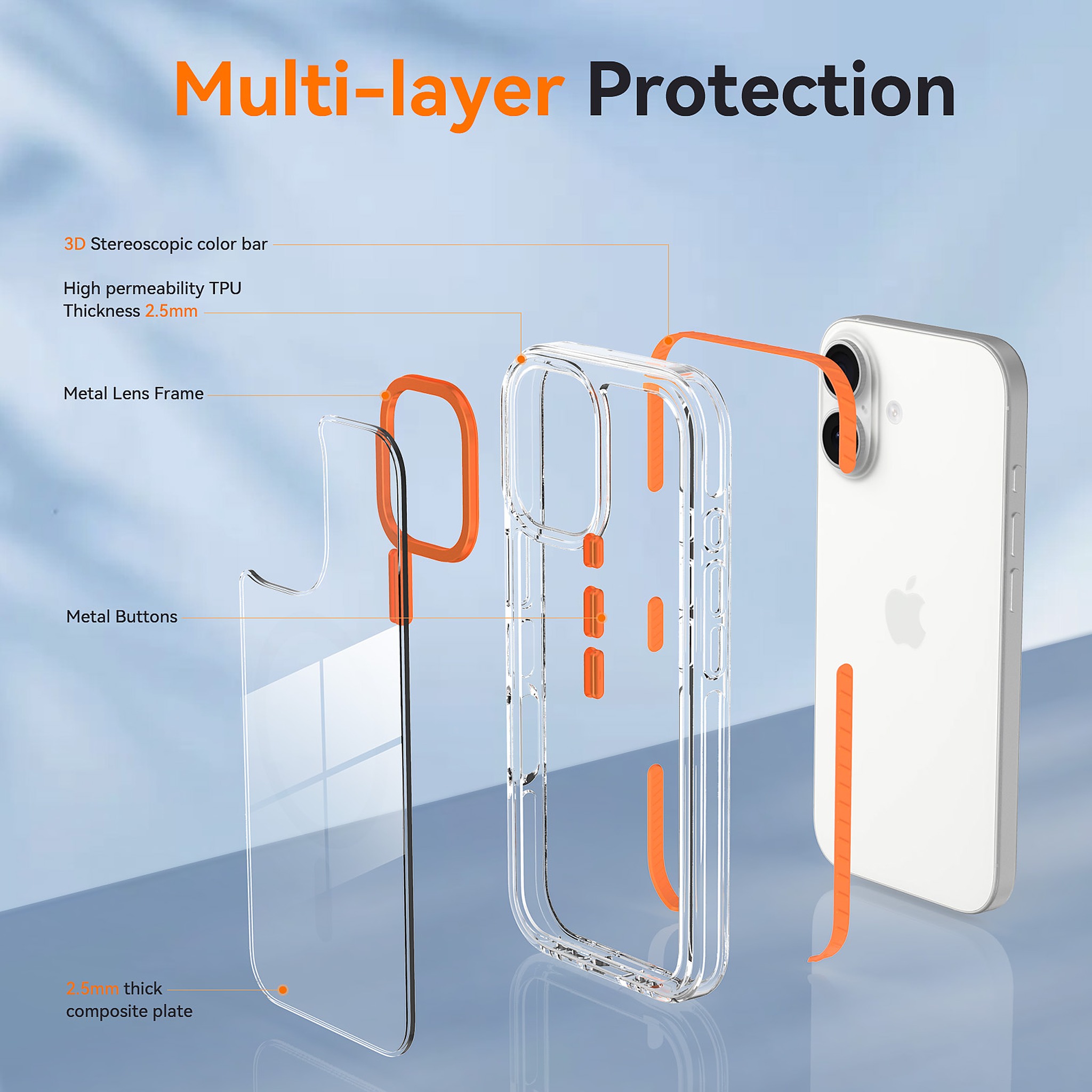 SendaFit Iridescent Two-Tone Case for iPhone 17 detail 14