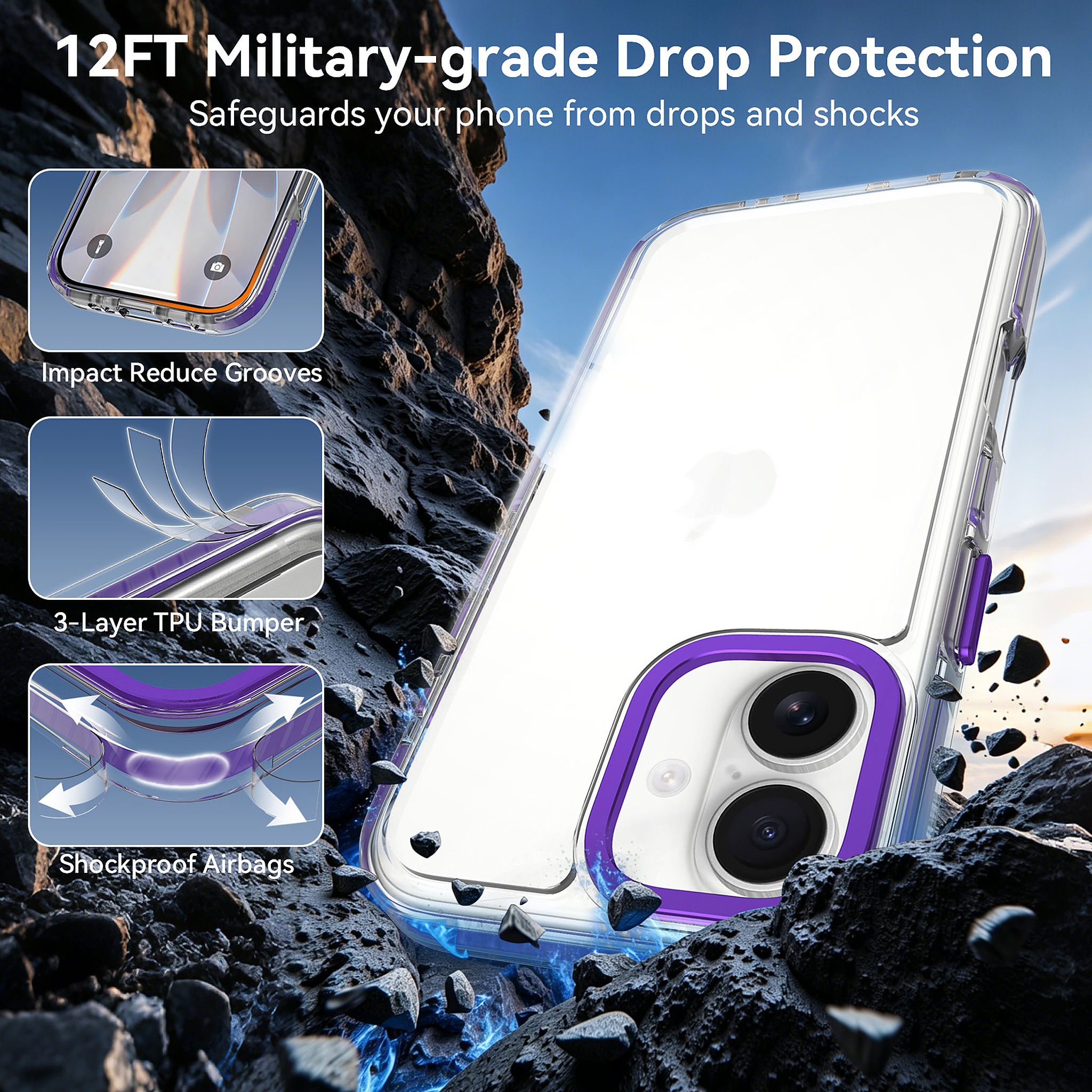 SendaFit Iridescent Two-Tone Case for iPhone 17 detail 8