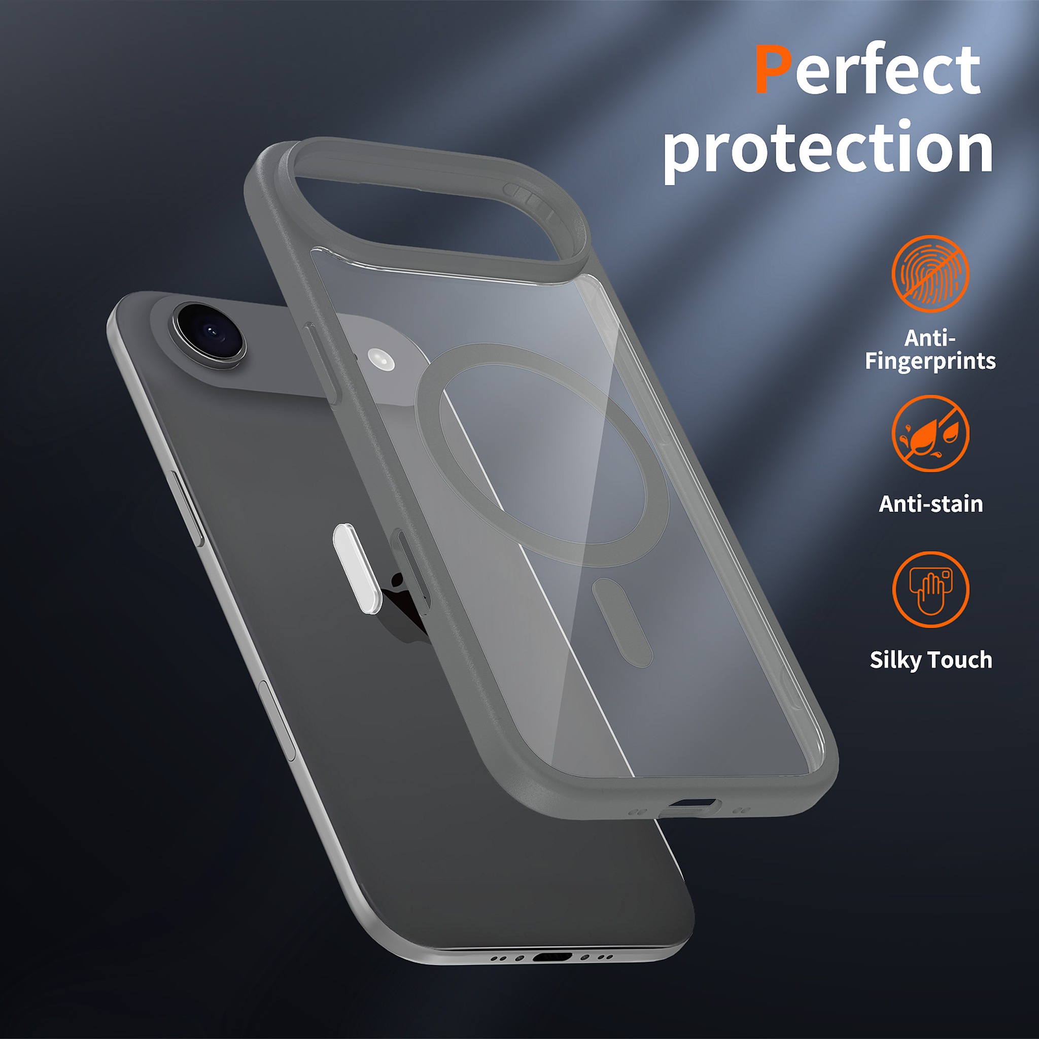 SendaFit Clear Two-in-One Camera-Button MagSafe Case for iPhone 17 Air detail 15