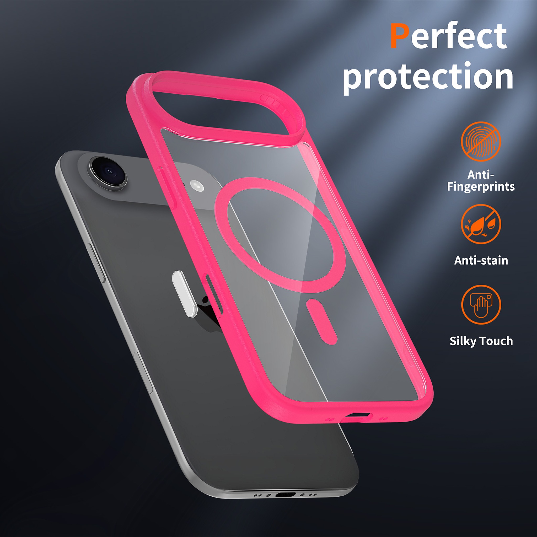 SendaFit Clear Two-in-One Camera-Button MagSafe Case for iPhone 17 Air detail 16
