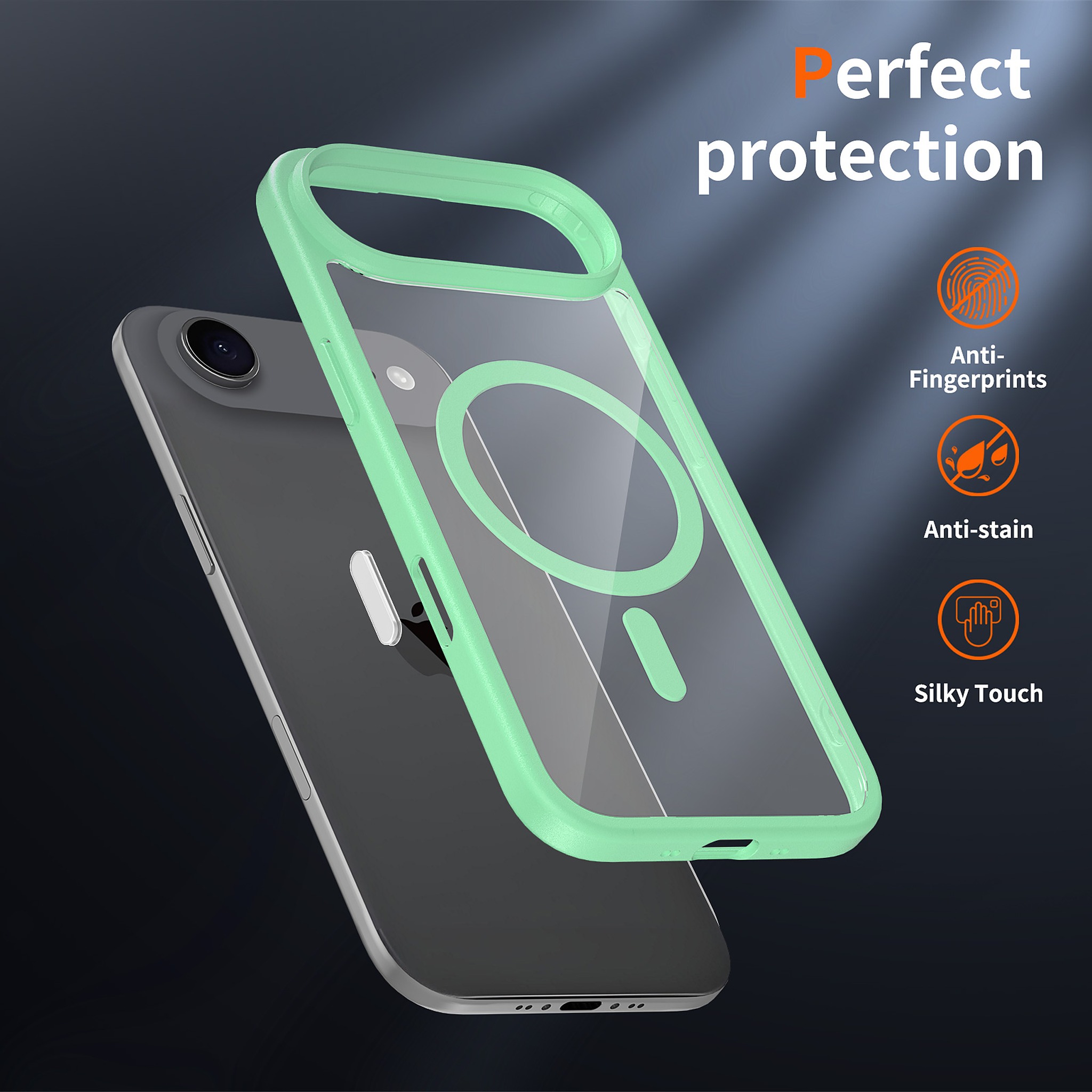 SendaFit Clear Two-in-One Camera-Button MagSafe Case for iPhone 17 Air detail 19