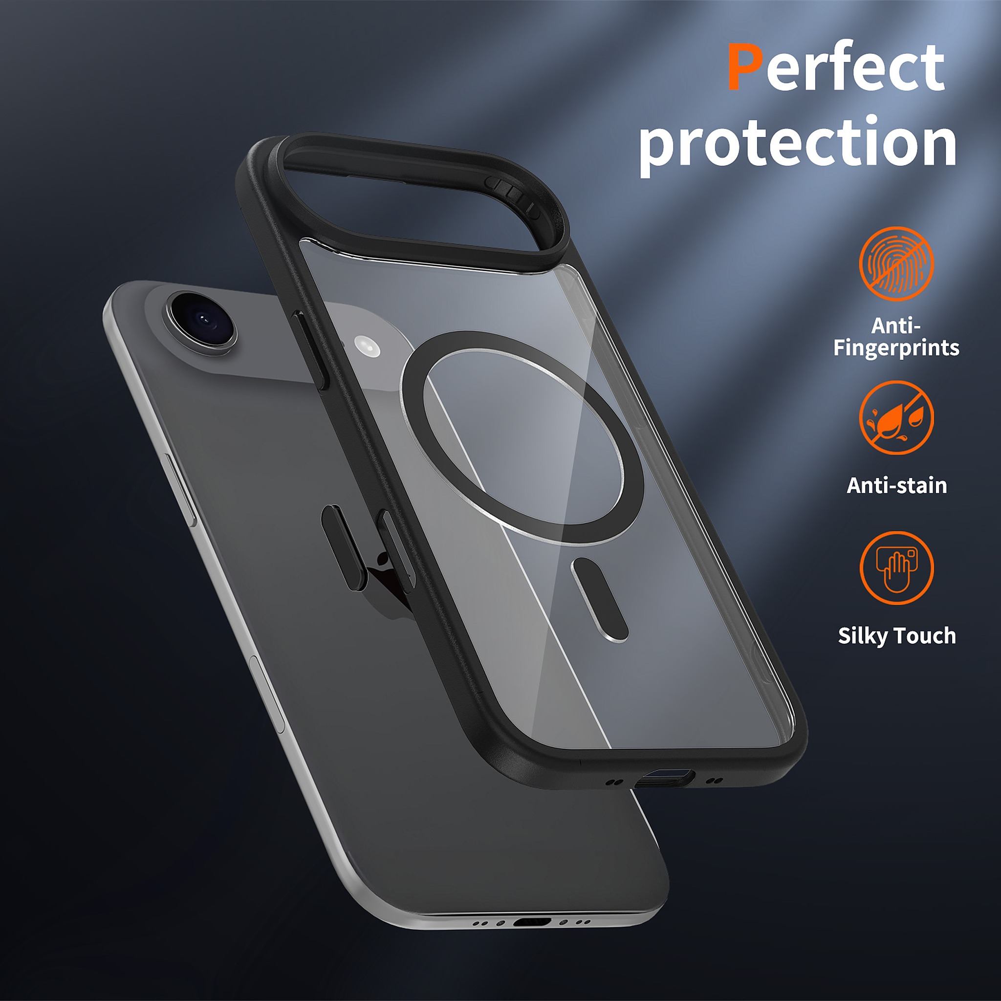 SendaFit Clear Two-in-One Camera-Button MagSafe Case for iPhone 17 Air detail 21