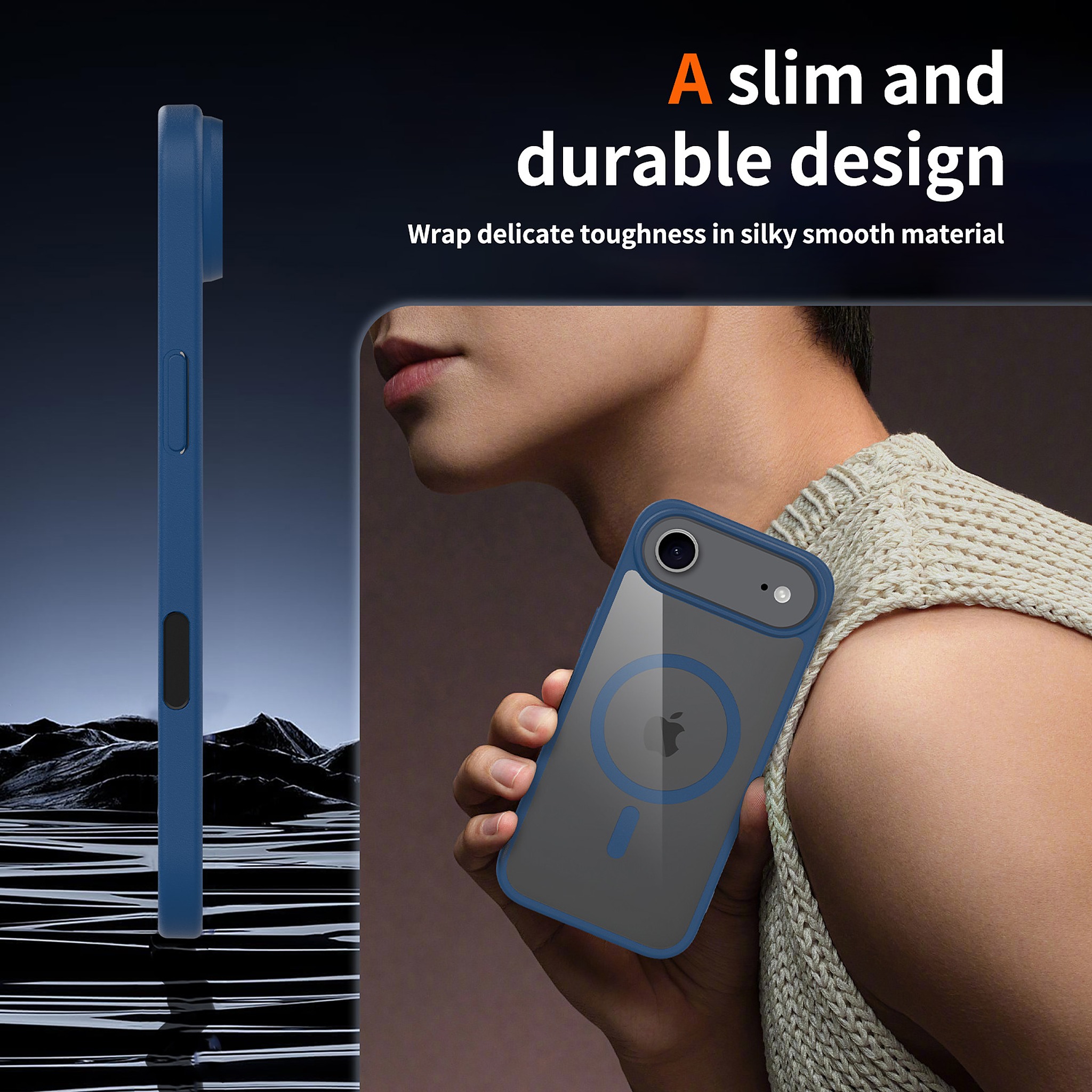 SendaFit Clear Two-in-One Camera-Button MagSafe Case for iPhone 17 Air detail 27
