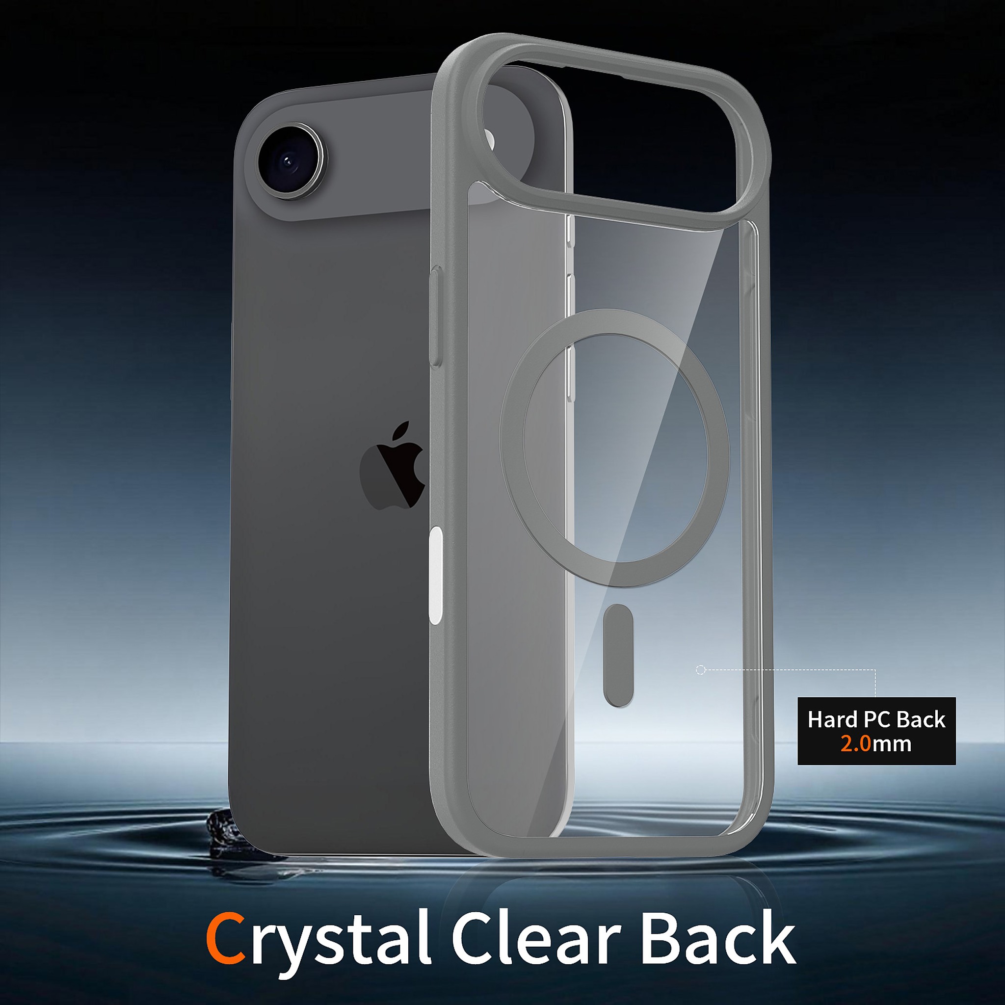 SendaFit Clear Two-in-One Camera-Button MagSafe Case for iPhone 17 Air detail 8
