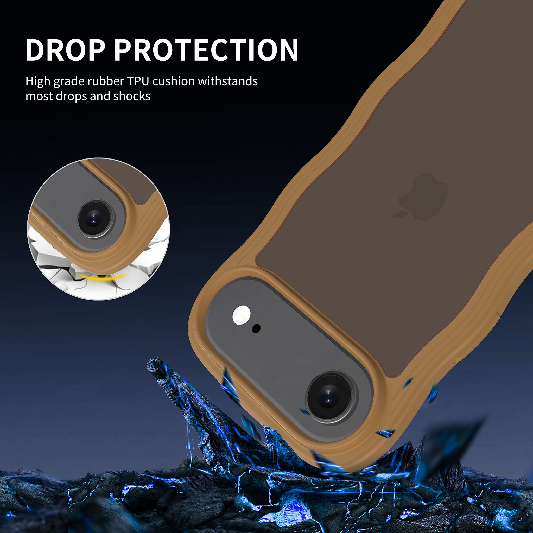 SendaFit Wavy Matte Two-in-One Case for iPhone 17 Air detail 1